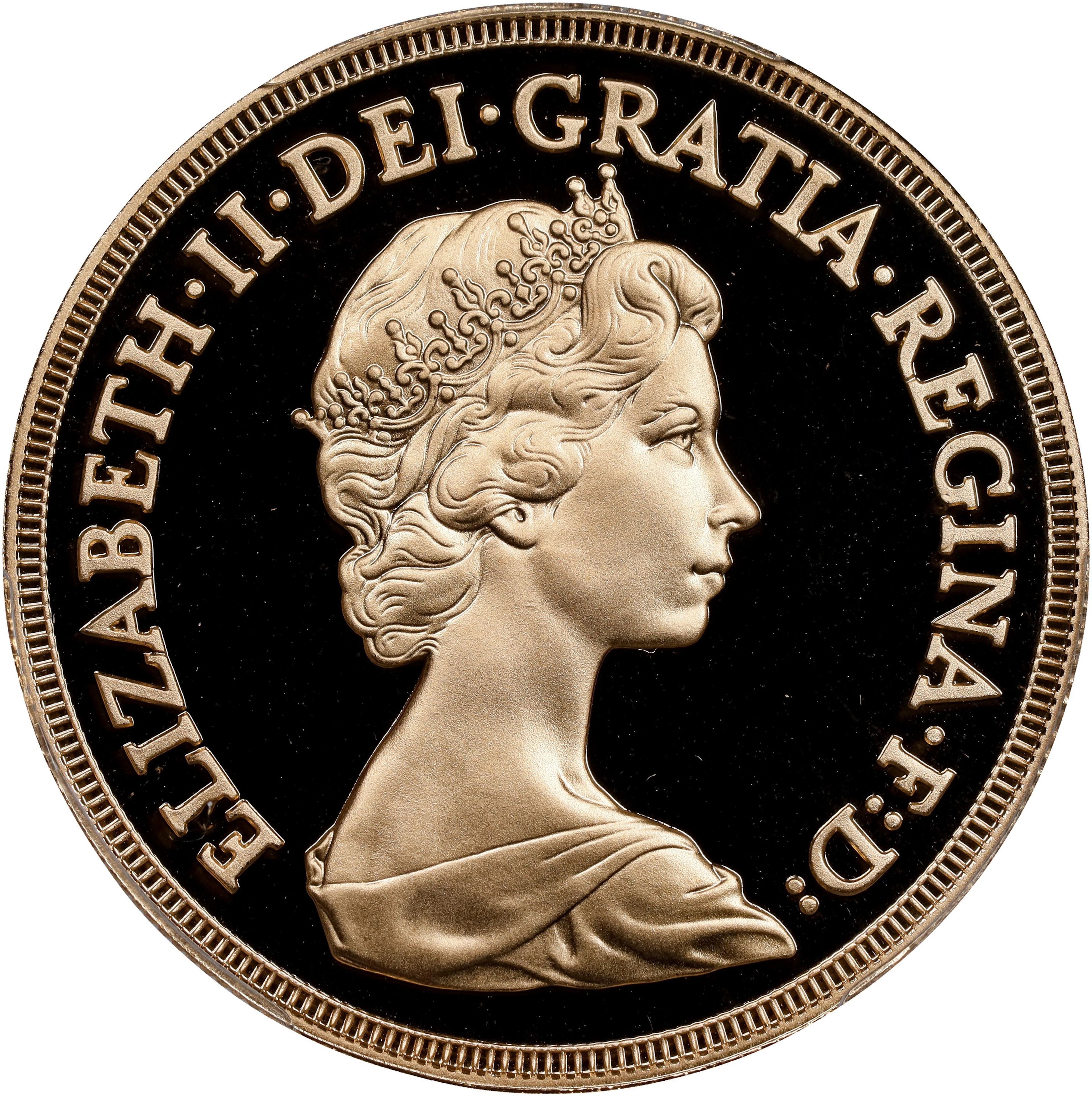 GREAT BRITAIN. 5 Pounds, 1980. Llantrisant Mint. Elizabeth II. PCGS