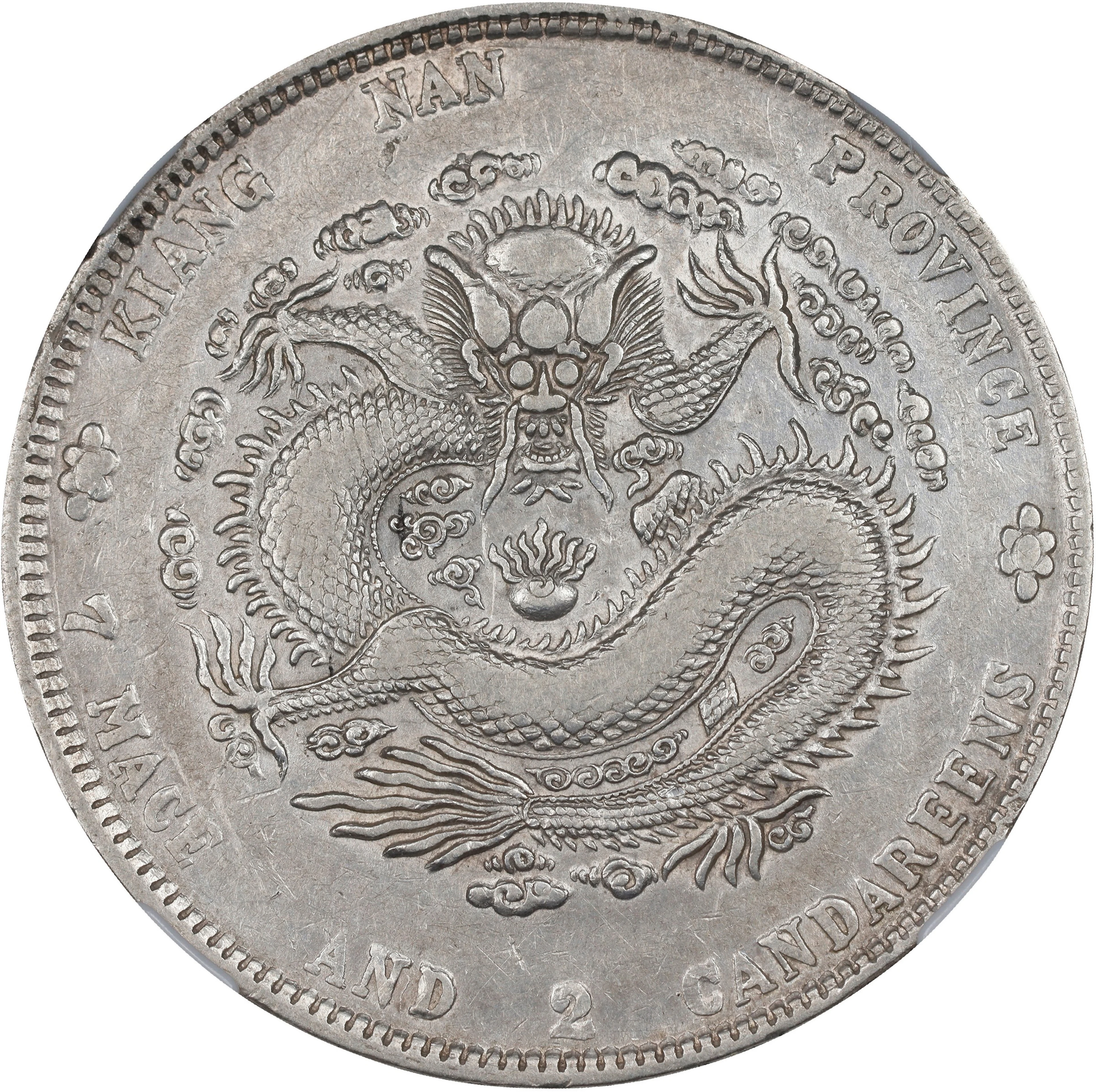 (t) CHINA. Kiangnan. 7 Mace 2 Candareens (Dollar), CD (1901)-HAH.