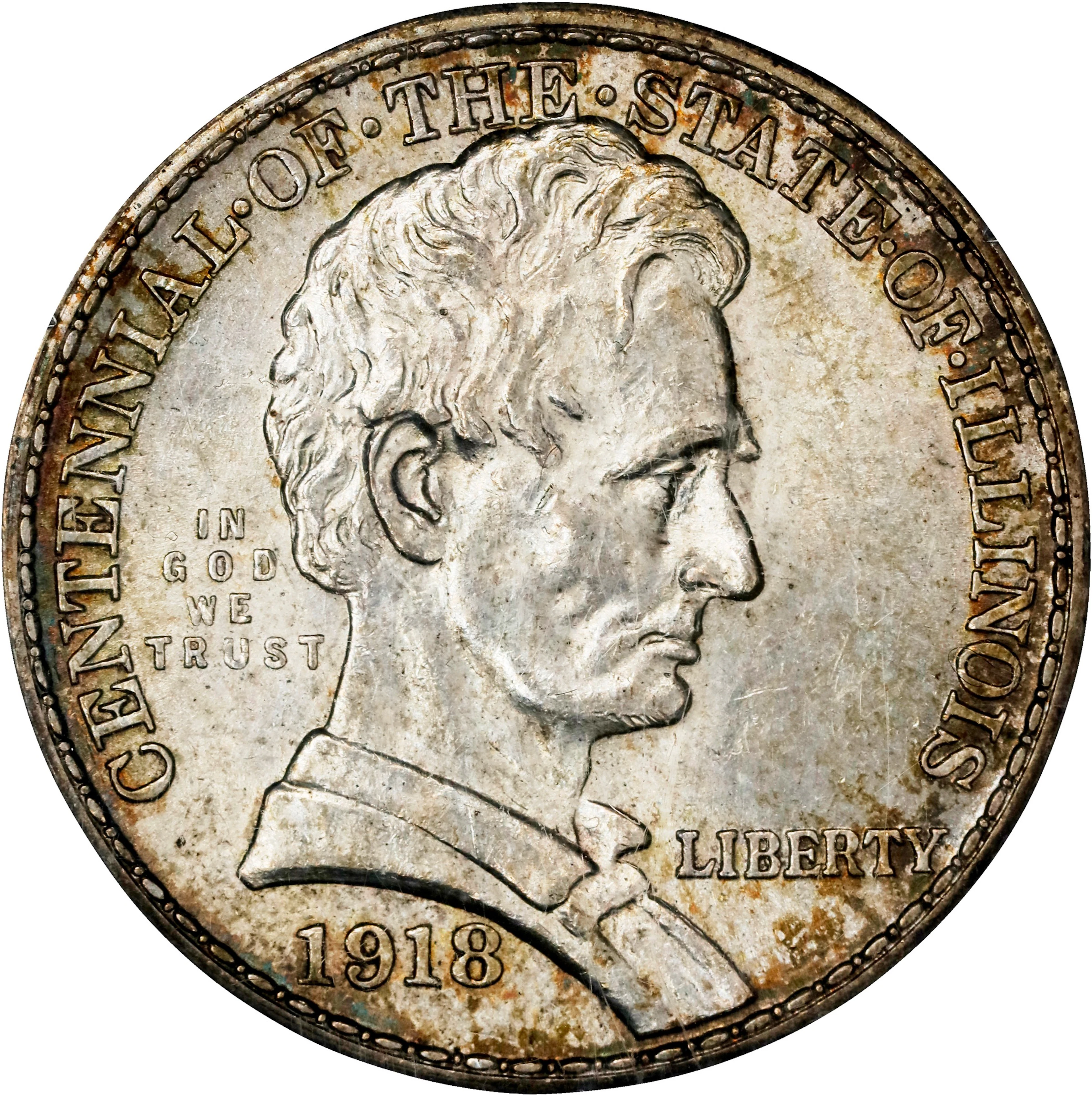 1918 Lincoln-Illinois Centennial. MS-63 (PCGS). OGH Generation 1.2 Rattler.