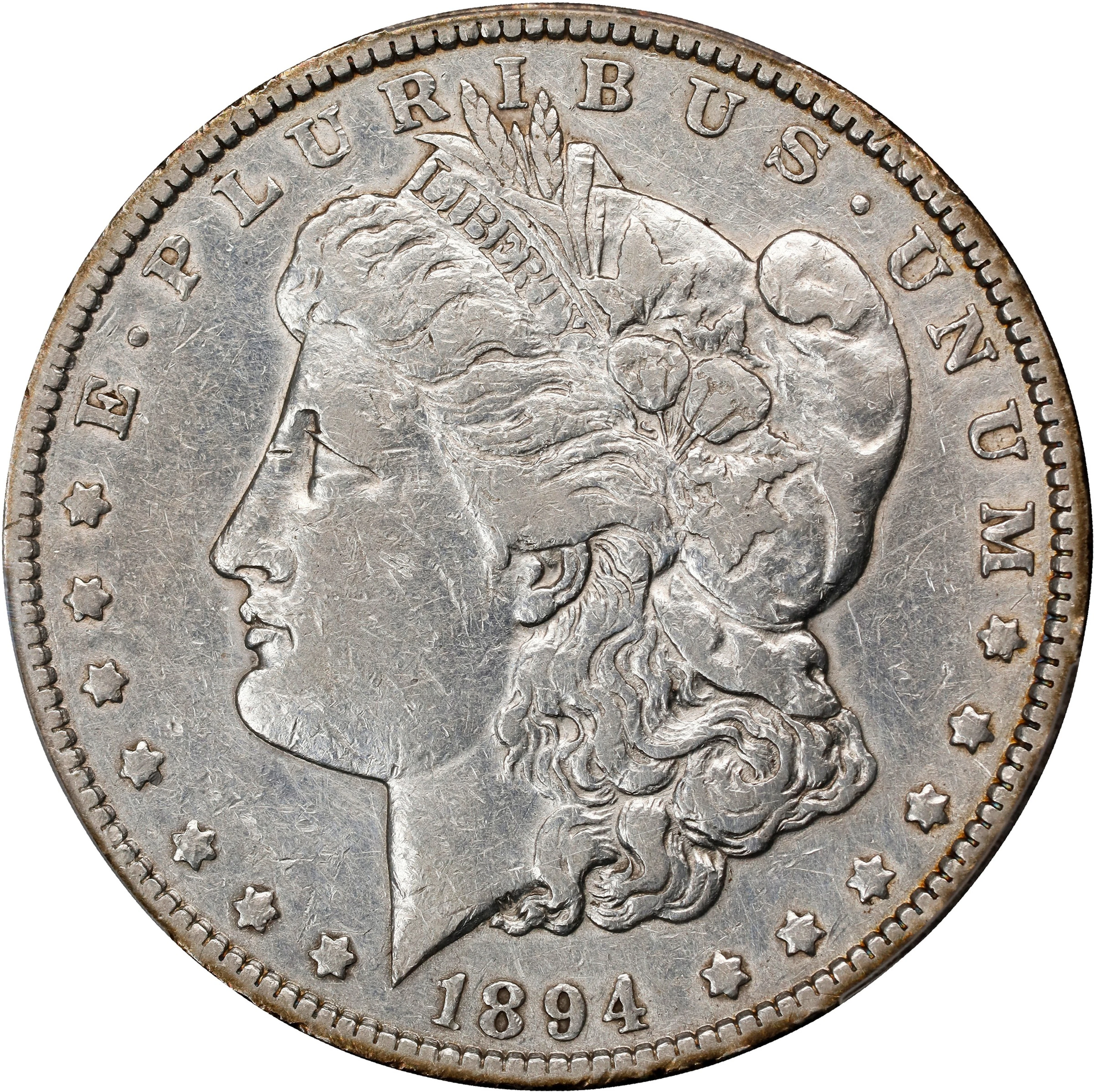 1894 Morgan Silver Dollar. VF Details--Harshly Cleaned (PCGS).