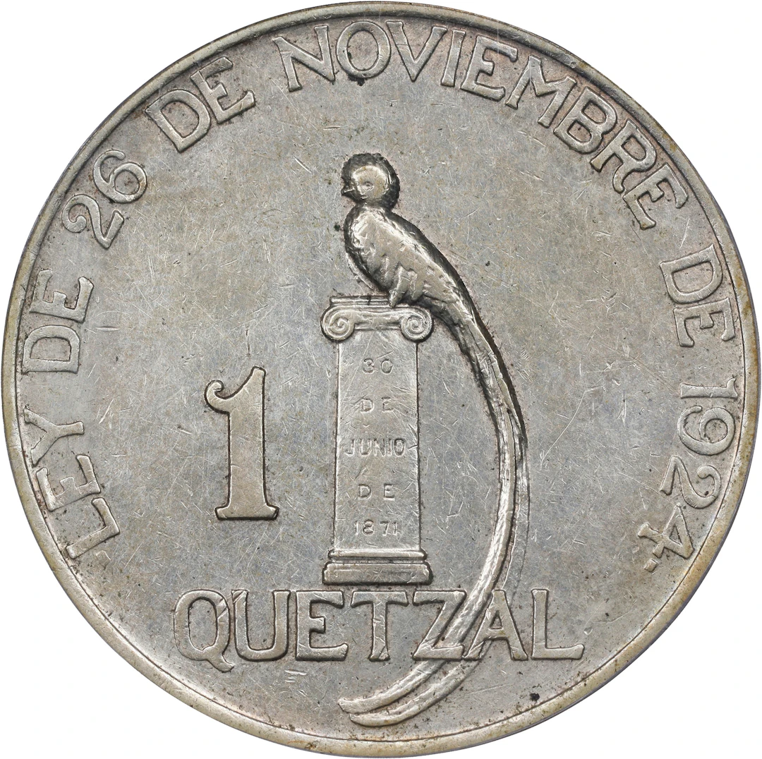 GUATEMALA. Quetzal, 1925. Philadelphia Mint. PCGS Genuine.