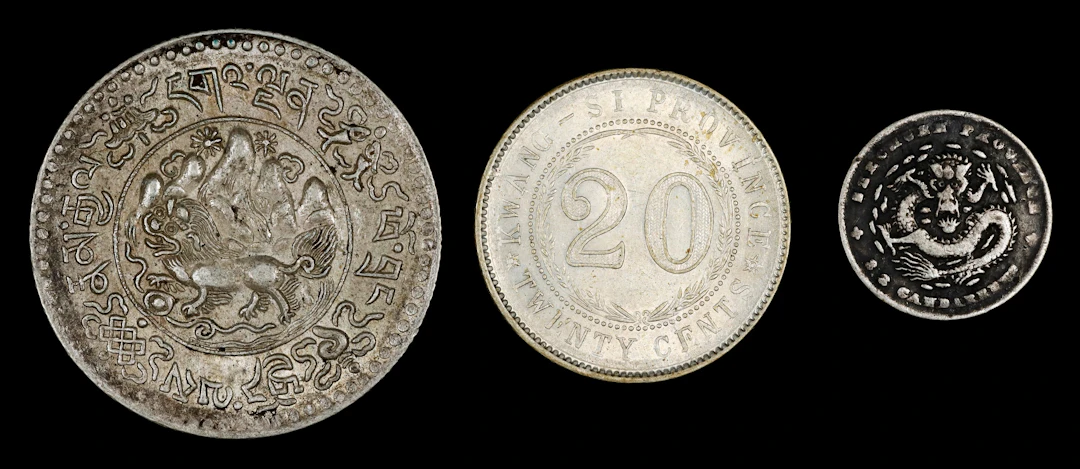(t) CHINA. Trio of Silver Denominations (3 Pieces), 1899-1936. Average