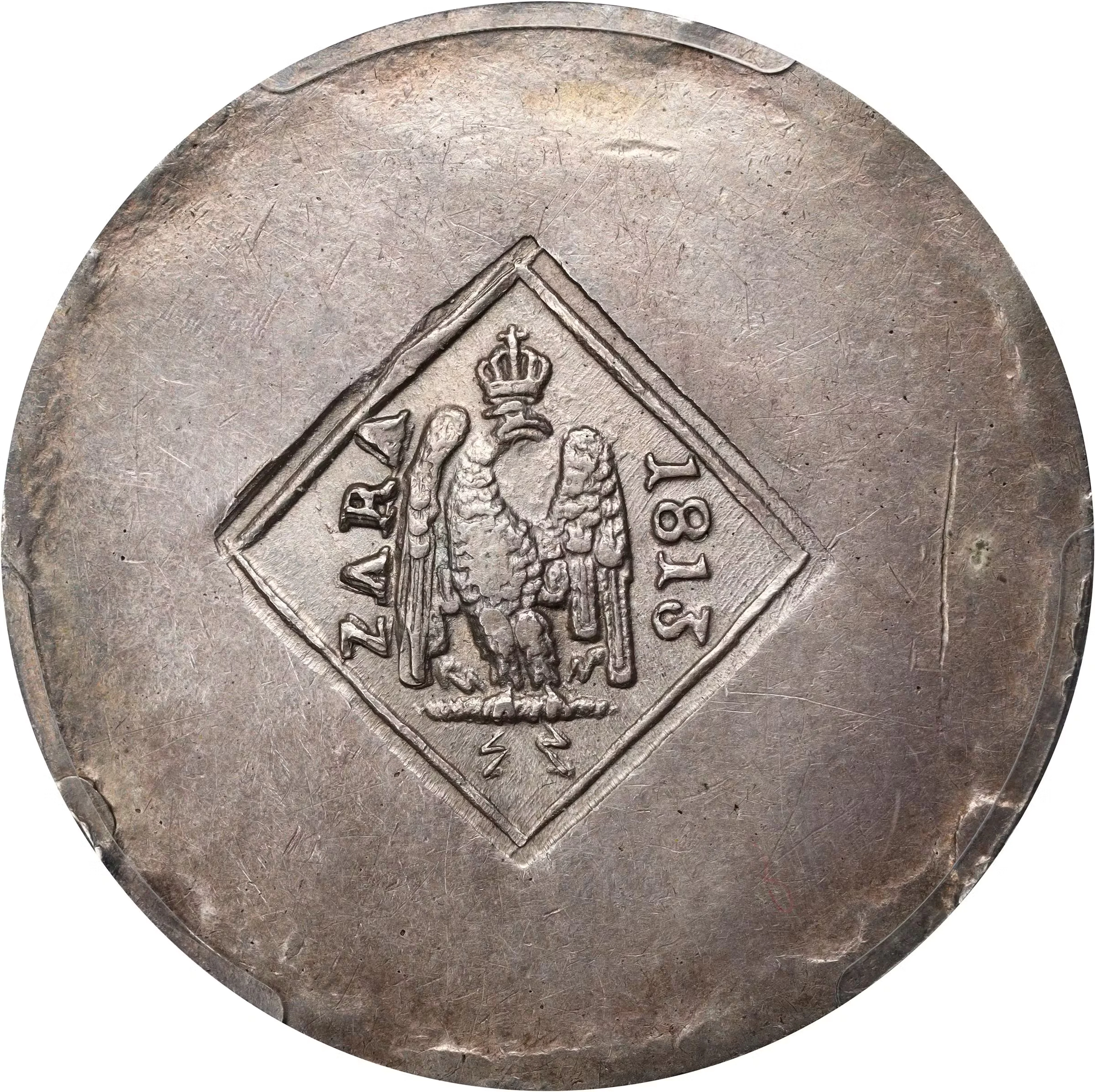 CROATIA. Zara. 4 Francs 60 Centimes, 1813. PCGS AU-55.