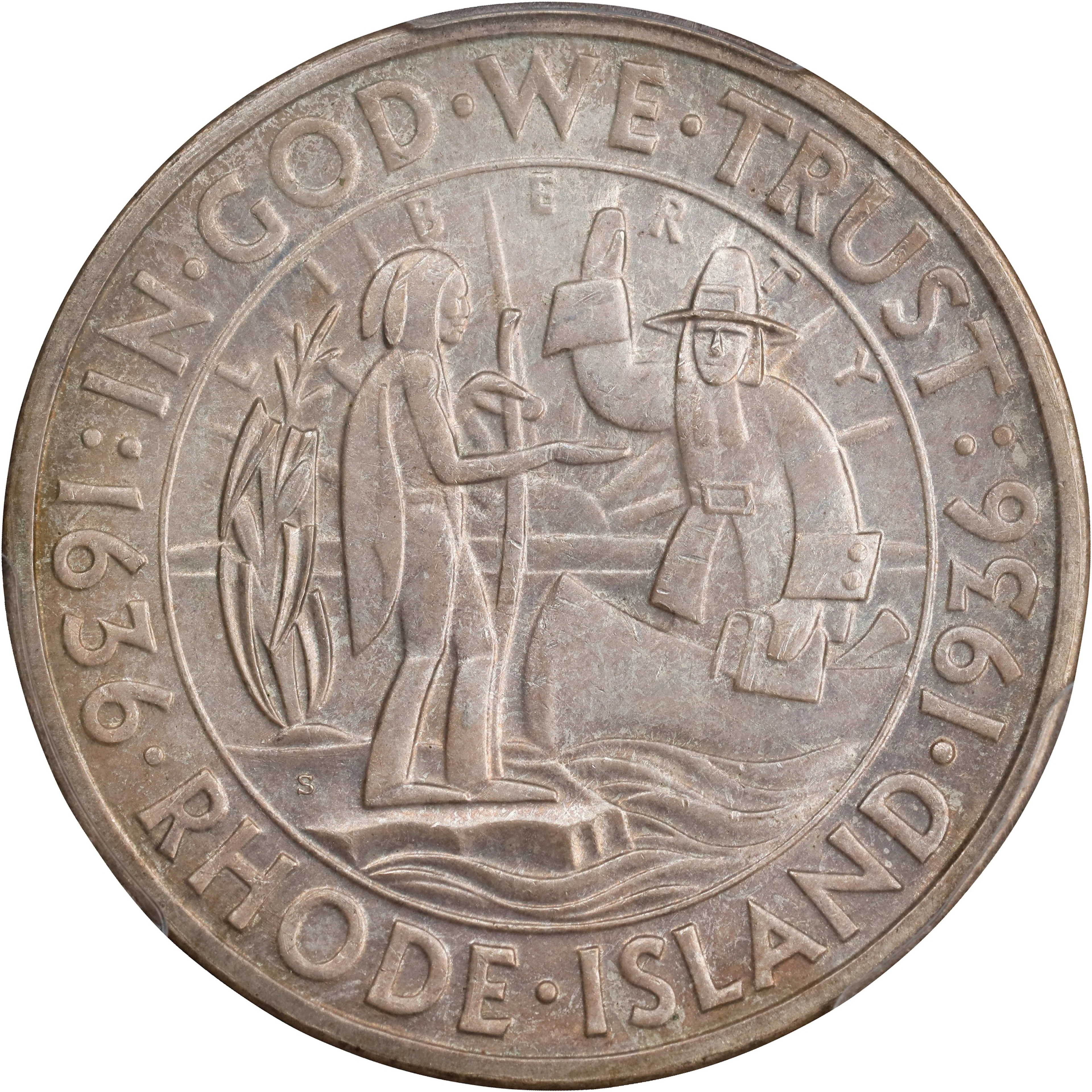 1936-S Rhode Island Tercentenary. MS-65 (PCGS).