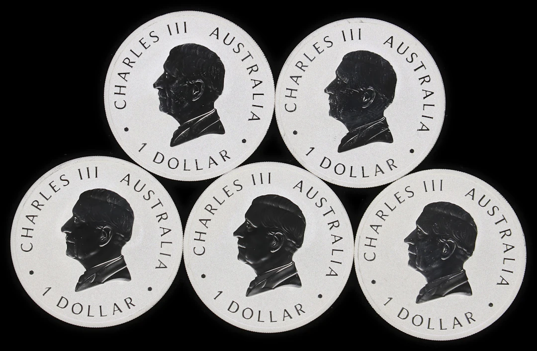 (5 oz, 155.52 g ASW). Australia. Lot of (5) 2026 1 oz Silver Wedge-Tailed