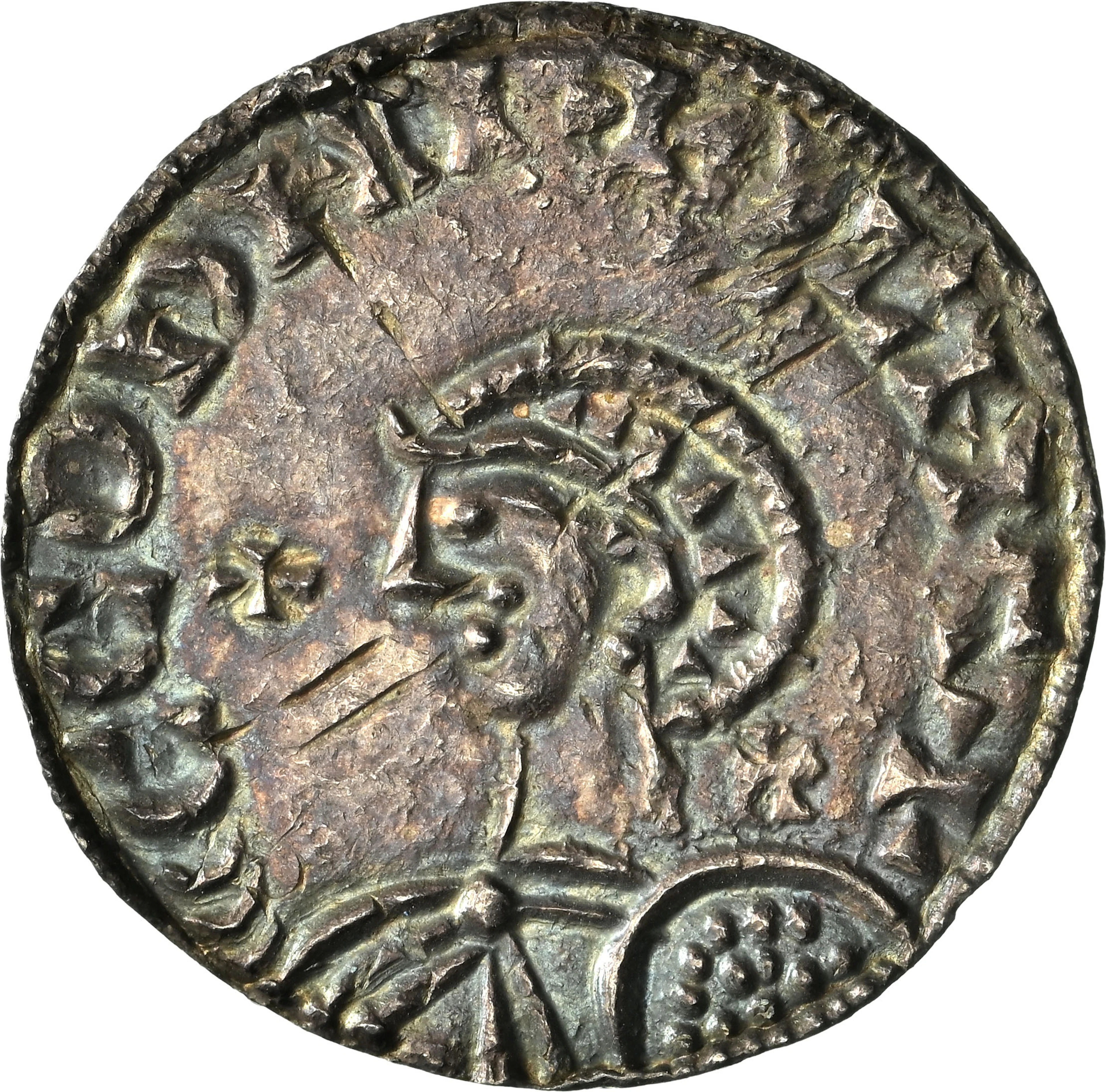 DENMARK. Penny, ND (1044-47). Lund Mint. Civil War (stridsperioden). NGC MS-63.