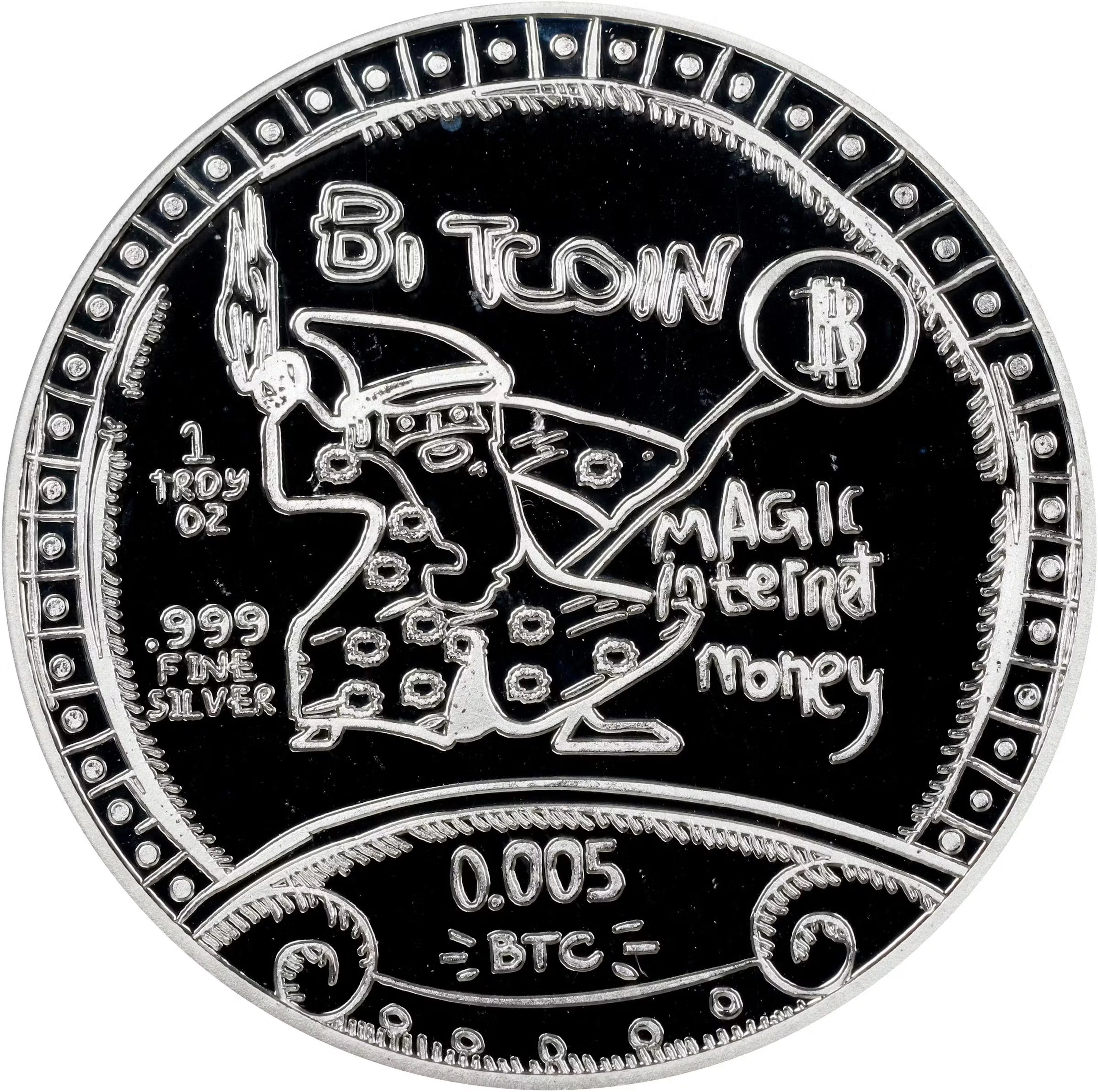 2019 Crypto Imperator "Wizard" 0.005 Bitcoin. Loaded. Firstbits 1546X58v.