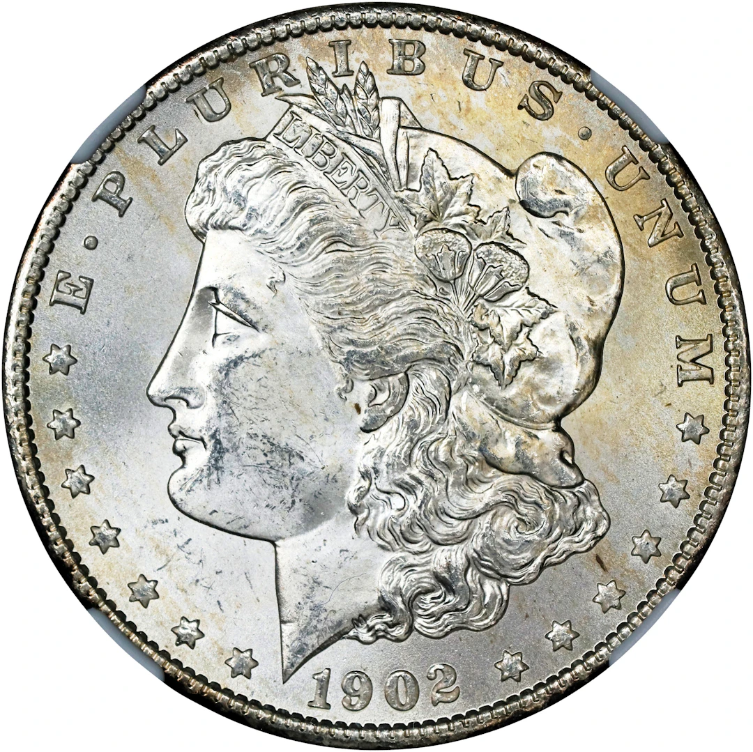 1902-O Morgan Silver Dollar. MS-64 (NGC).