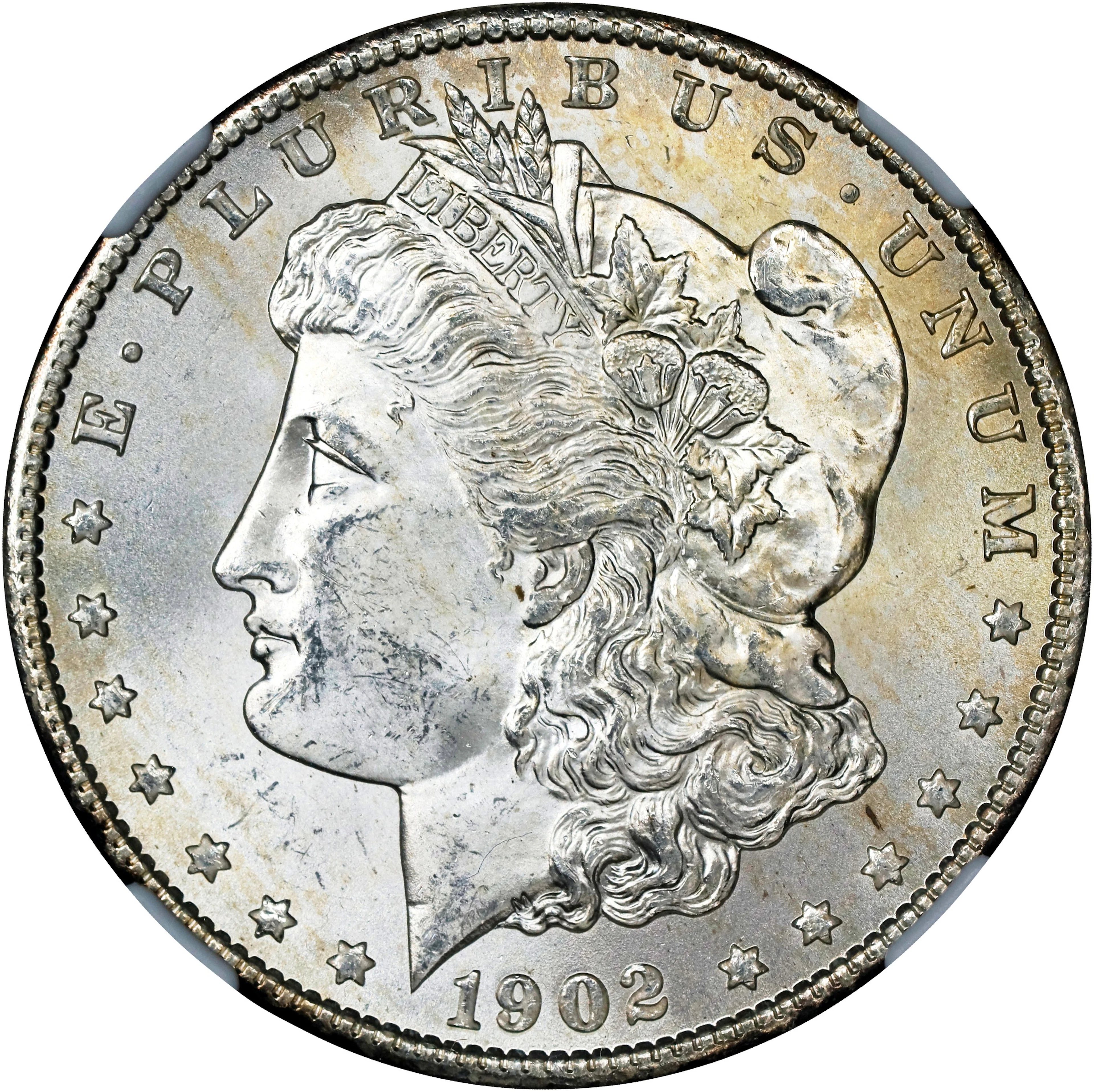 1902-O Morgan Silver Dollar. MS-64 (NGC).