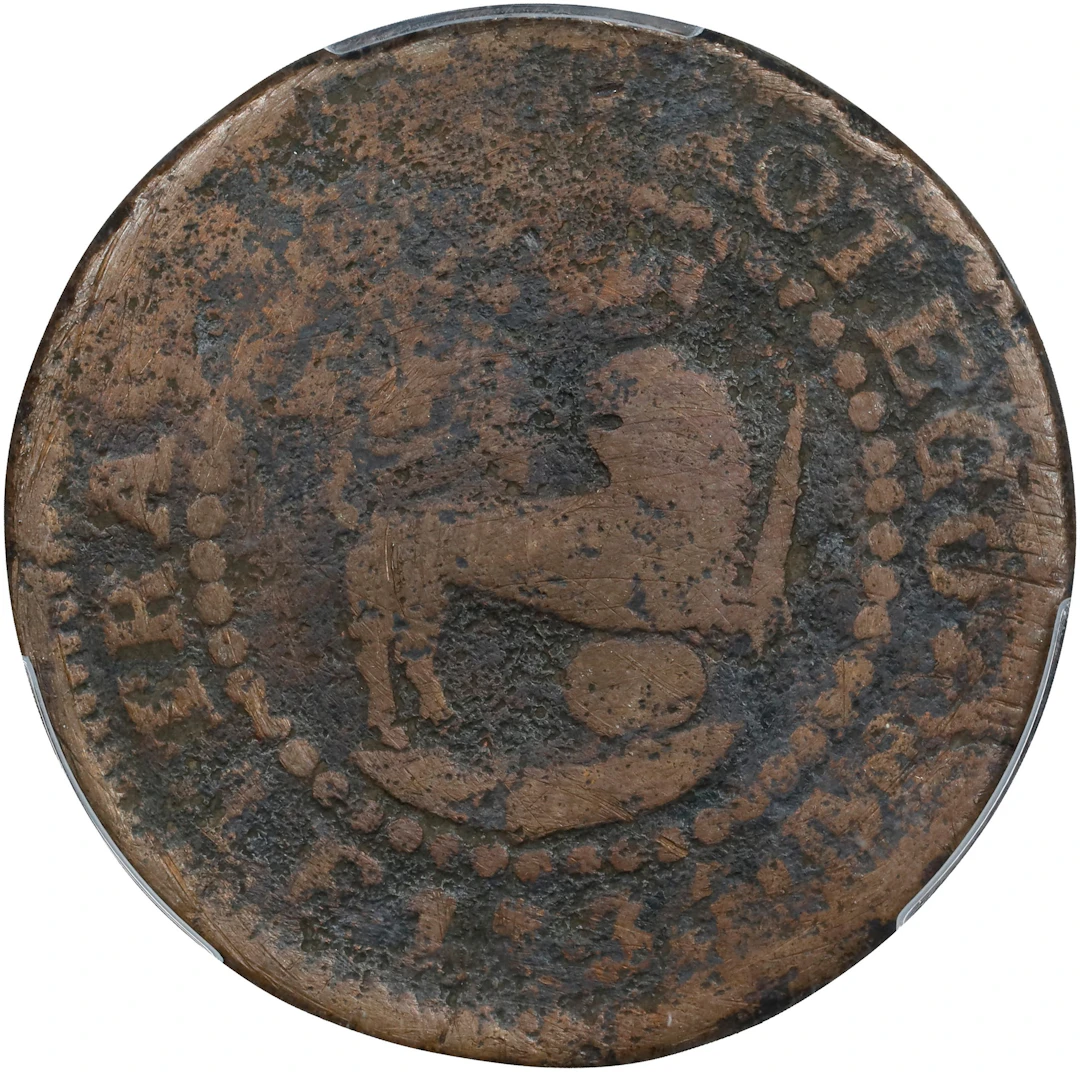 PHILIPPINES. 2 Quartos, 1834-MA F. Manila Mint. Ferdinand VII. PCGS