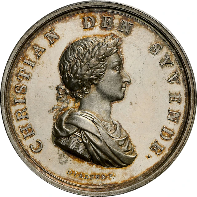 DENMARK. General Rural Department Restrike Silver Medal of Merit
