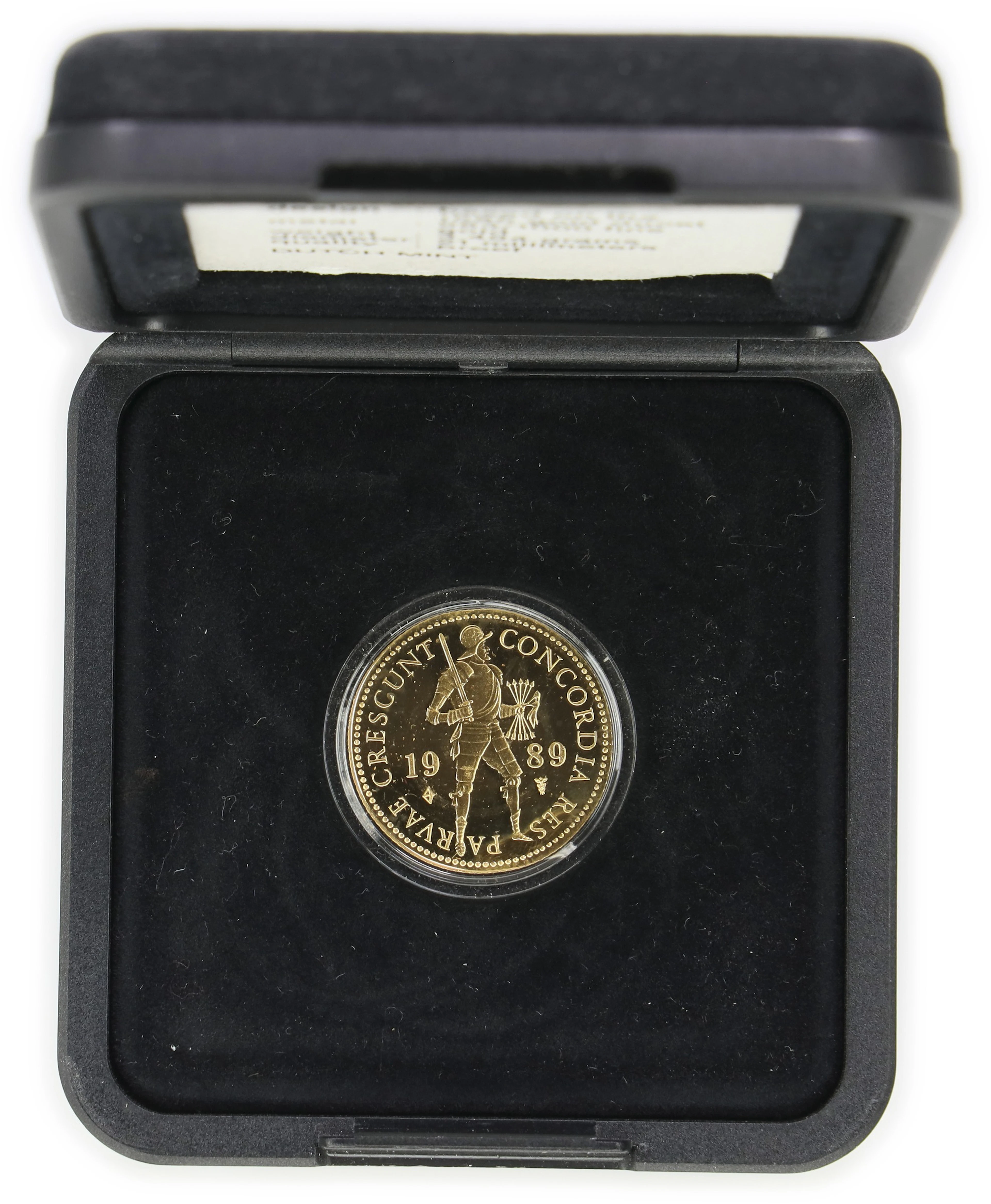 (0.11 oz, 3.435 g AGW). Netherlands. 1989 Gold Ducat.