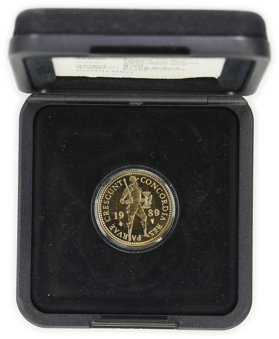 (0.11 oz, 3.435 g AGW). Netherlands. 1989 Gold Ducat.
