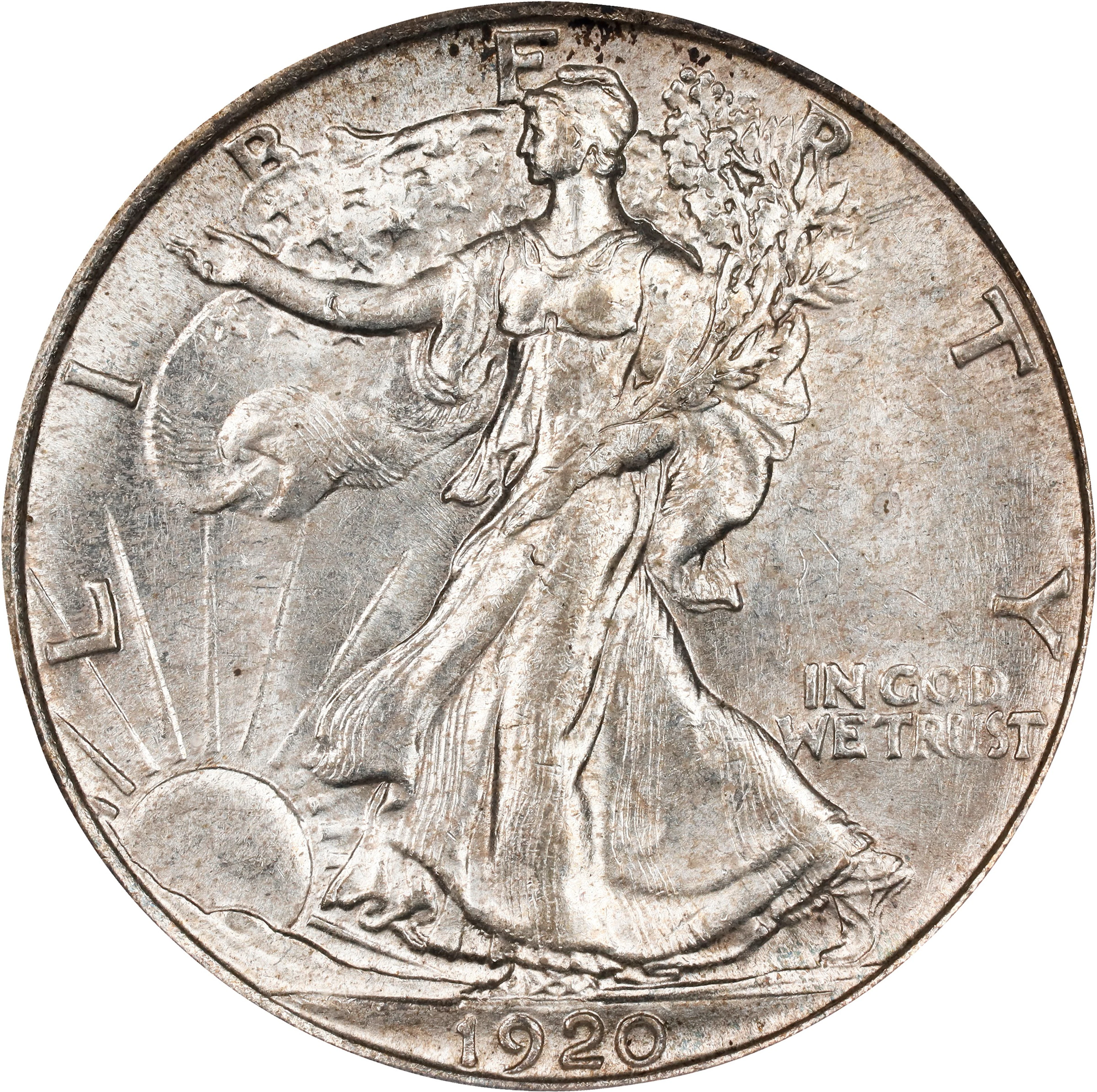 1920 Walking Liberty Half Dollar. MS-63 (PCGS).