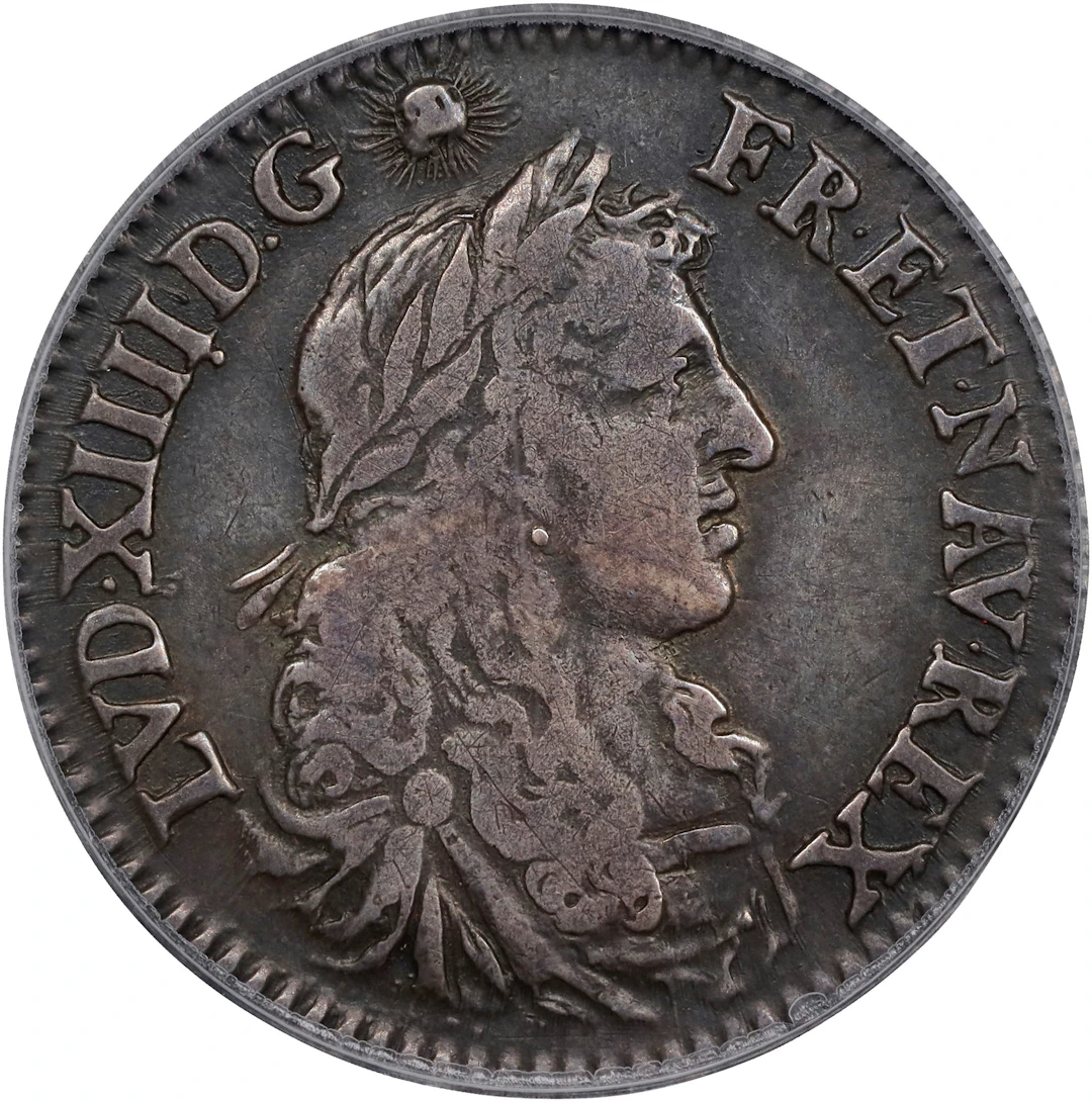 FRENCH COLONIES. 1670-A 5 Sols. Paris Mint. Martin 2-A, Lecompte-186