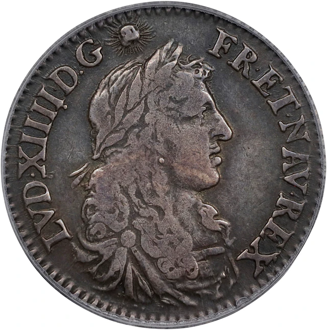 FRENCH COLONIES. 1670-A 5 Sols. Paris Mint. Martin 2-A, Lecompte-186