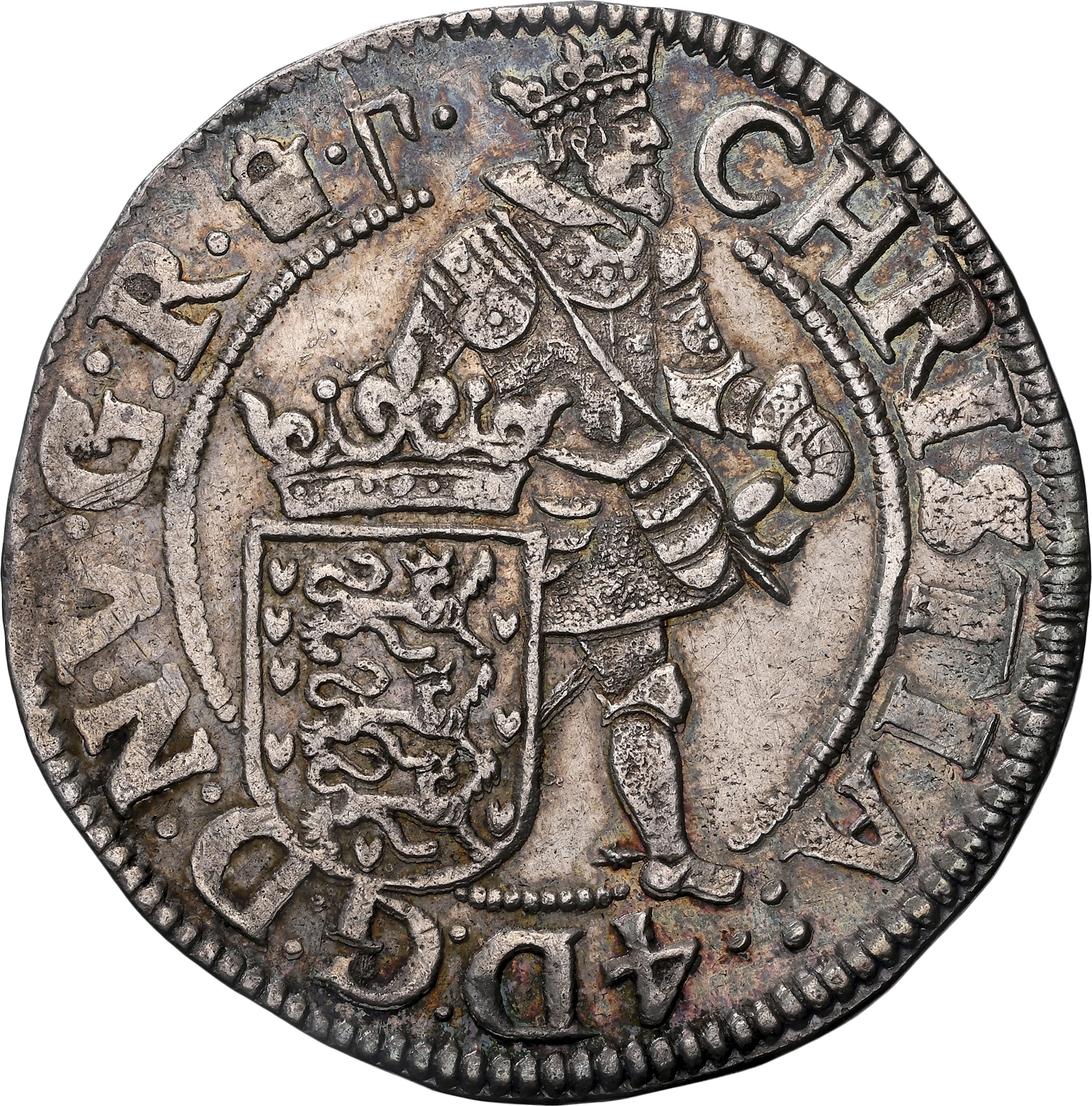DENMARK. 1/2 Speciedaler, 1623. Glückstadt Mint. Christian IV. NGC