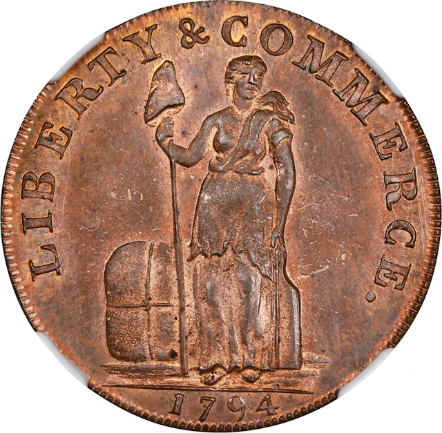 1794 Talbot, Allum & Lee Cent. Fuld-4, W-8590. Rarity-2. With NEW