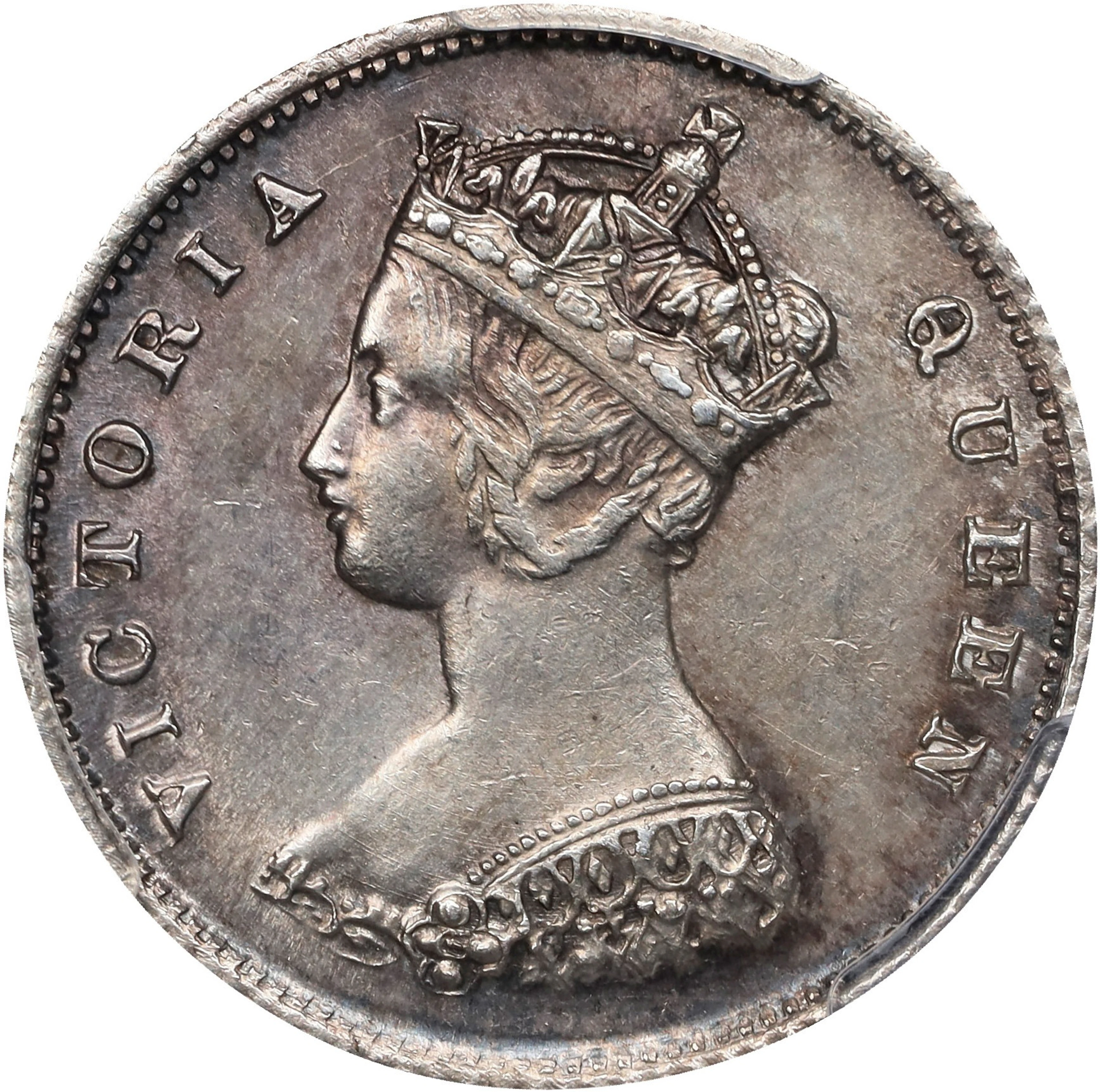 (t) HONG KONG (SAR). 10 Cents, 1868. Hong Kong Mint. Victoria. PCGS