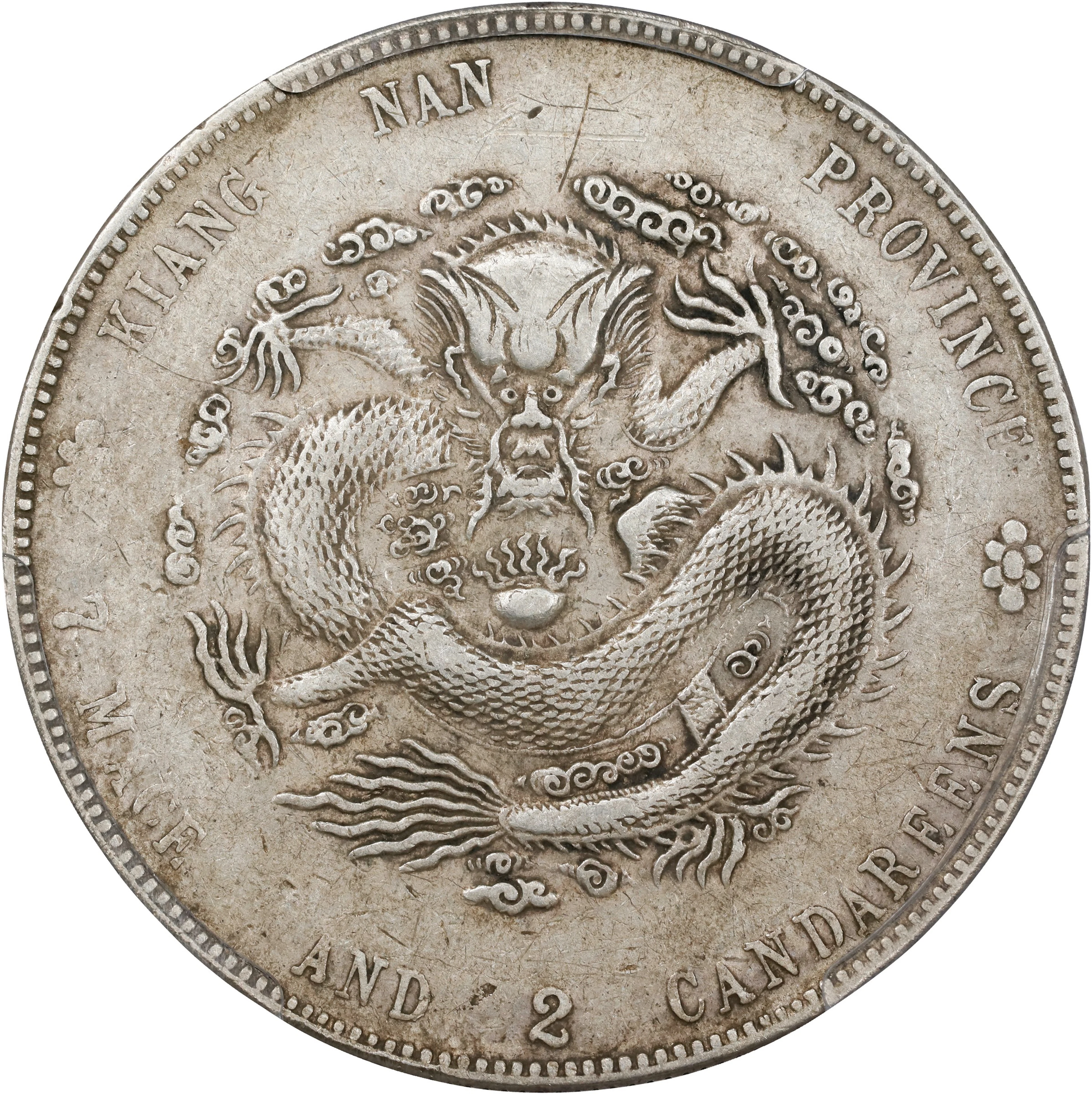(t) CHINA. Kiangnan. 7 Mace 2 Candareens (Dollar), CD (1904)-HAH CH.