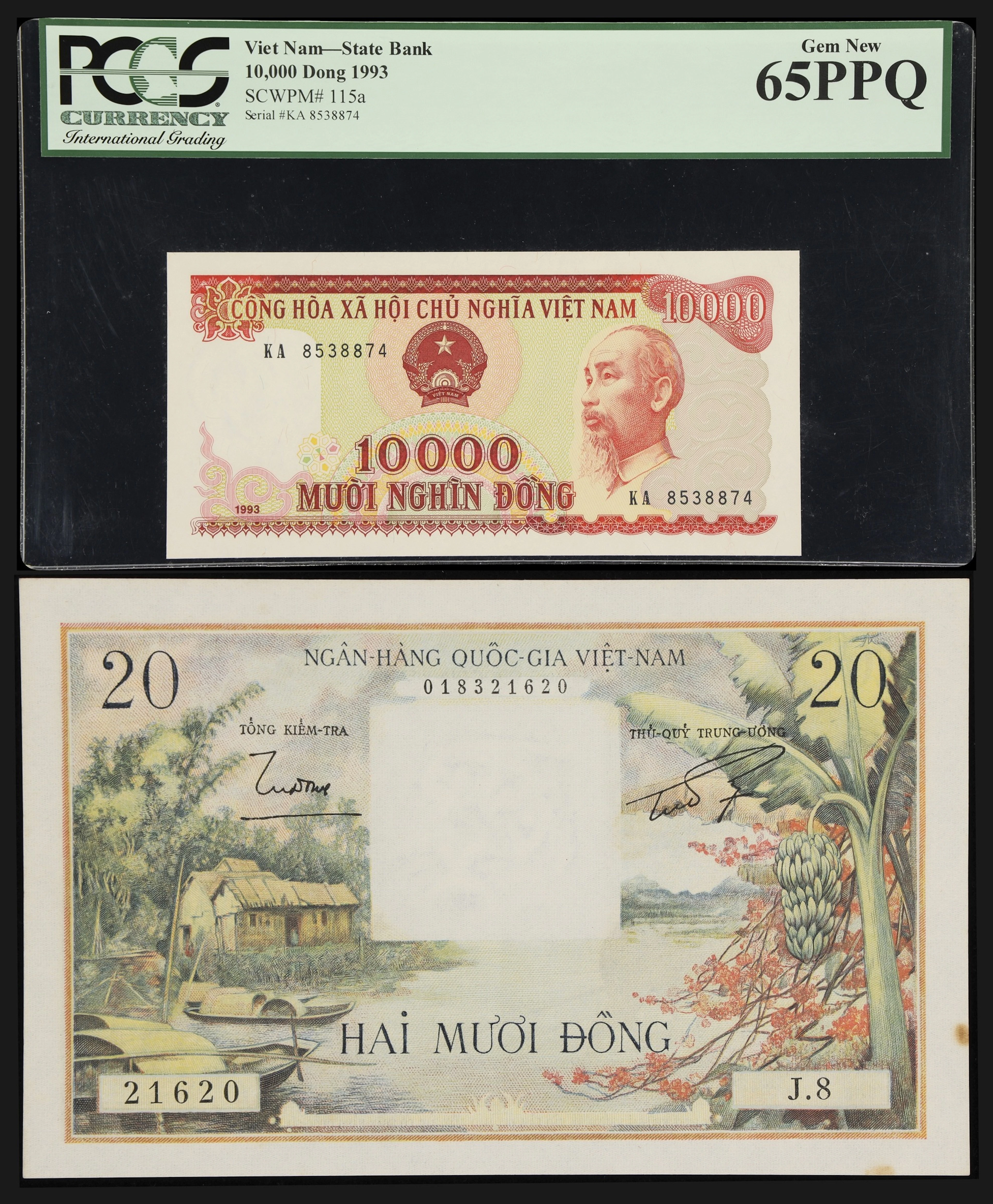 VIETNAM & SOUTH VIETNAM. National Bank of Vietnam & State Bank of