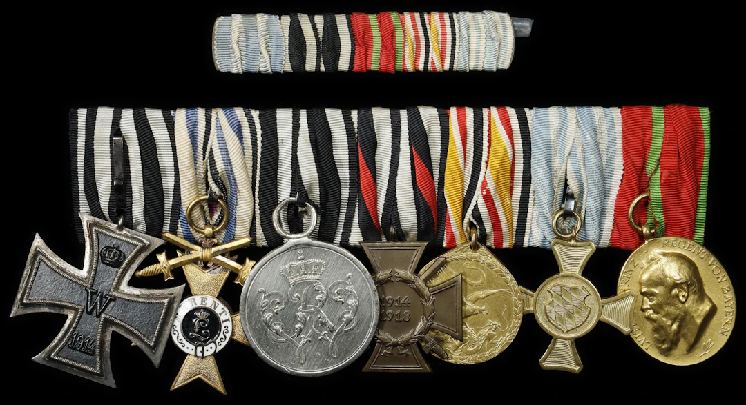 CHINA. China - Germany. Book, Medals, Watch Fob and Bracelet (4 Pieces)
