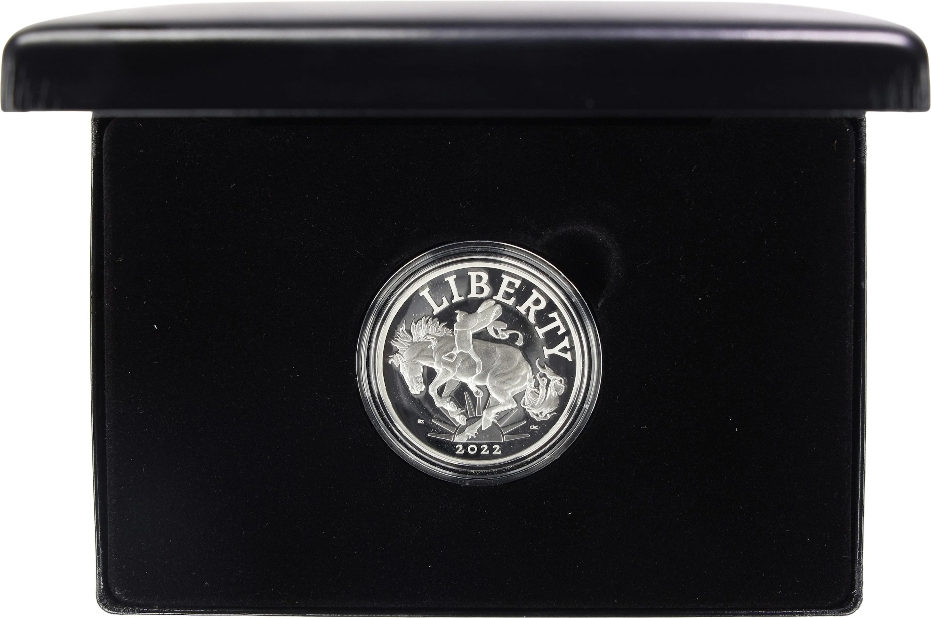 (1 oz, 31.104 g ASW). 2022-P American Liberty Silver Medal. Proof.