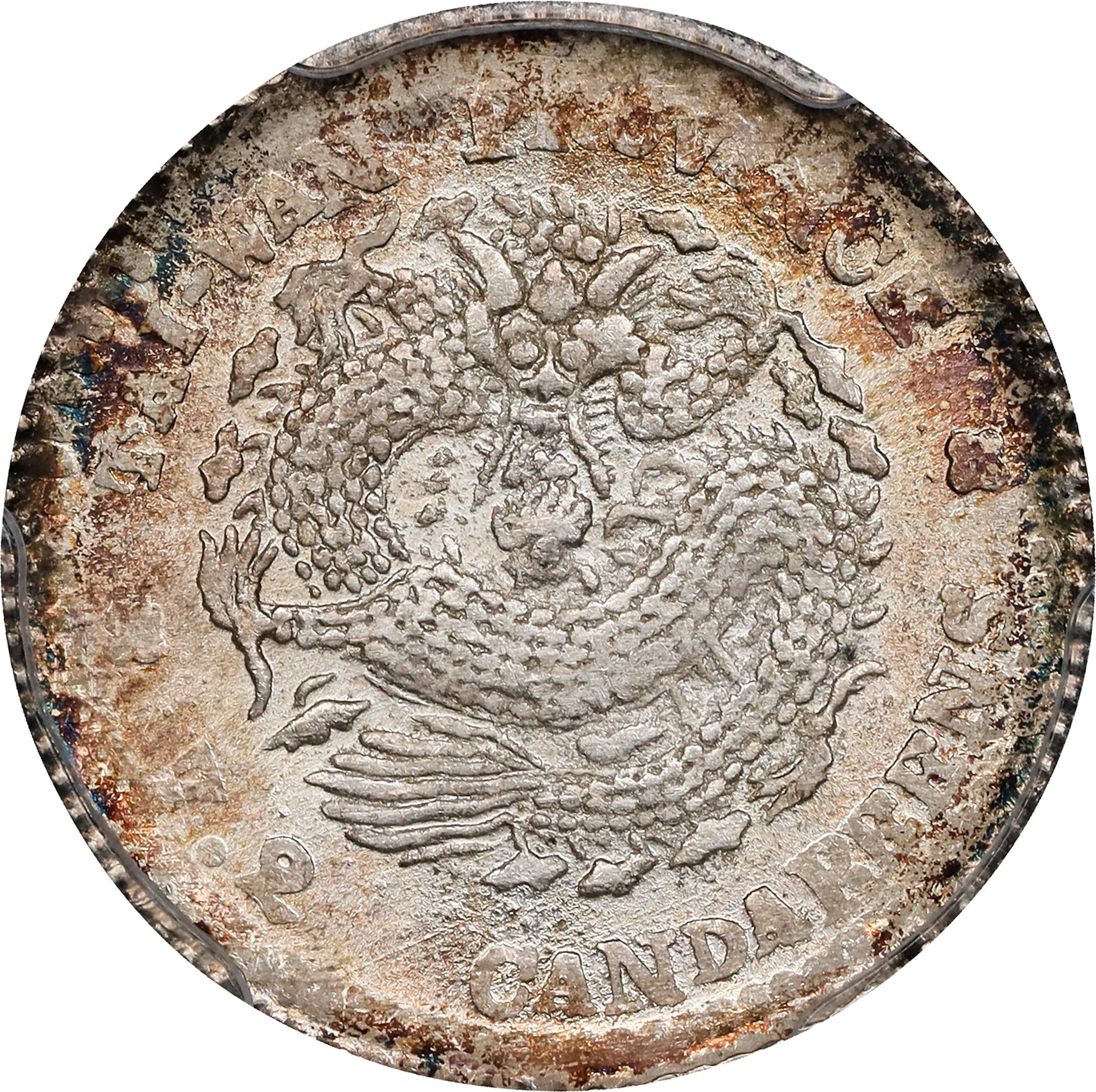 (t) CHINA. Taiwan. 7.2 Candareens (10 Cents), ND (1893-94). Uncertain