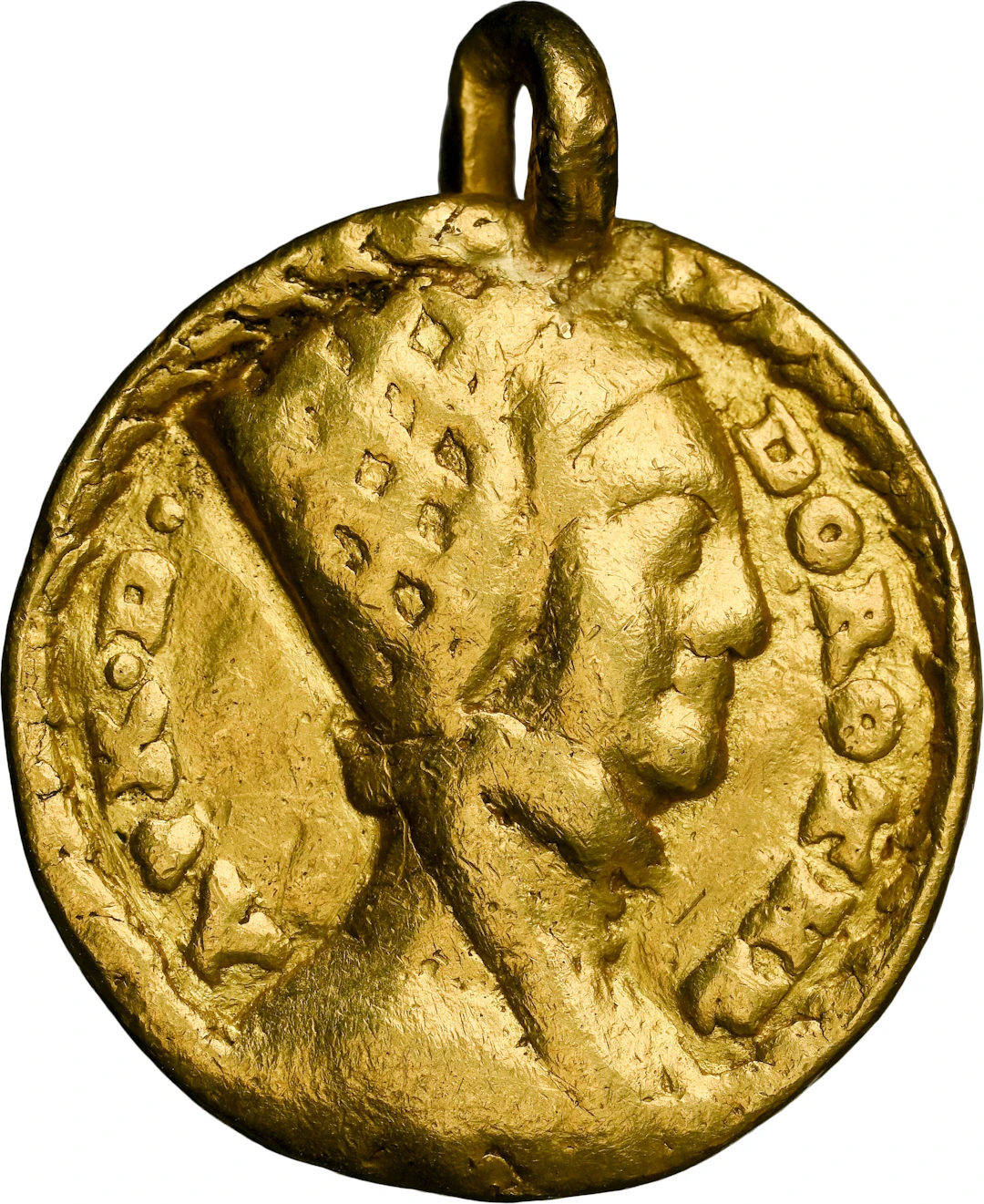 DENMARK. Gold Medal on the Queen Dowager, 1560. Copenhagen. Frederik