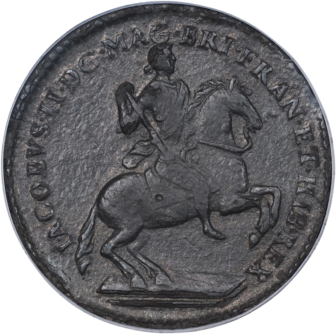 Undated (1688) American Plantations Token, or 1/24 Part Real. Original.