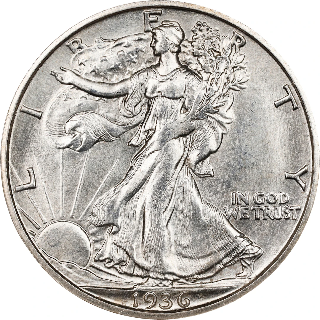1936-S Walking Liberty Half Dollar. MS-65 (NGC).