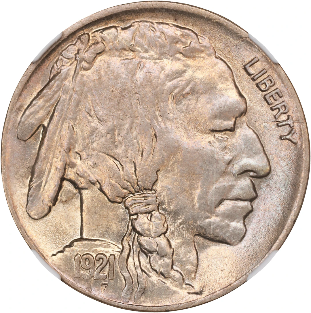 1921 Buffalo Nickel. MS-64 (NGC).