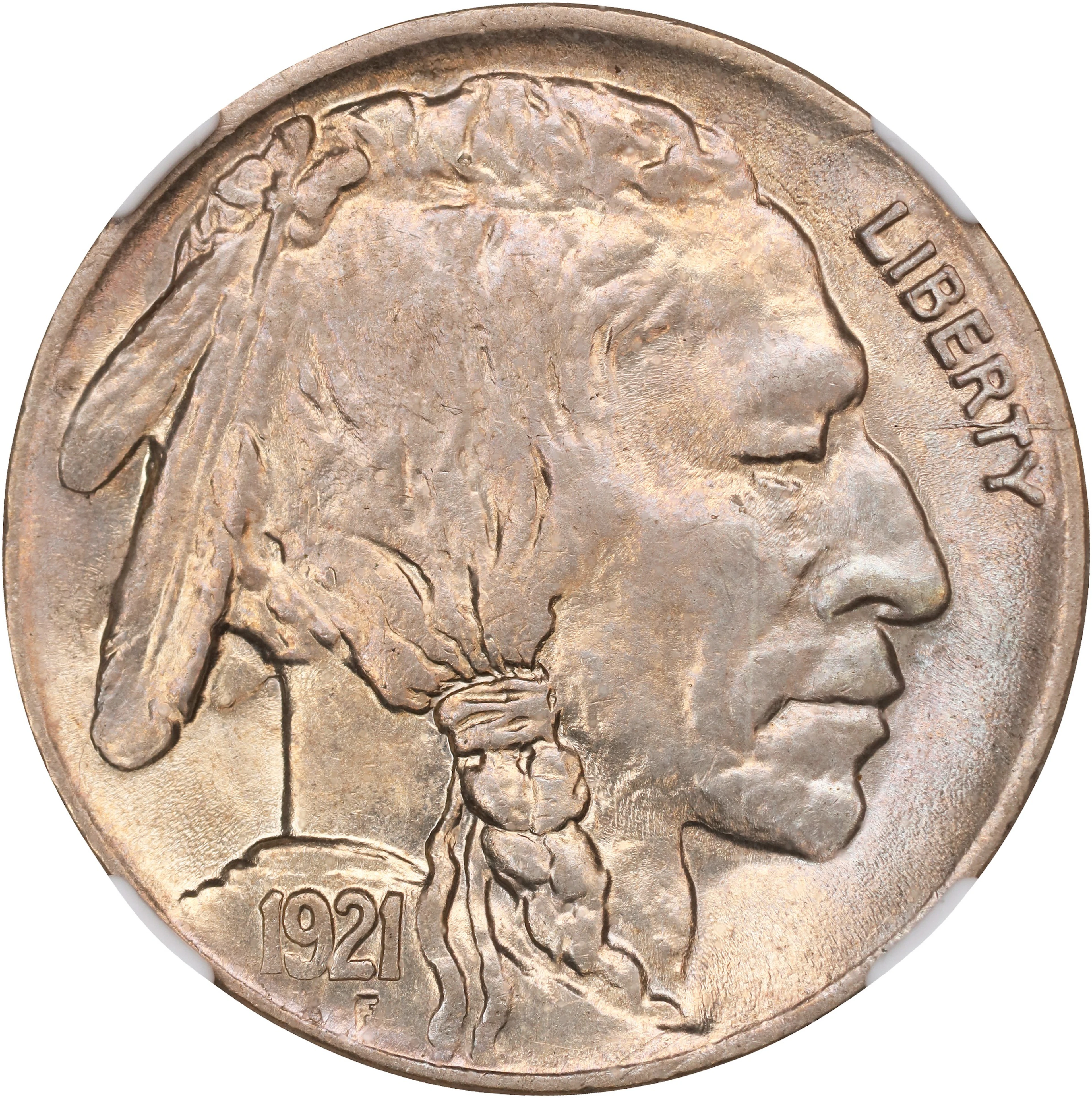 1921 Buffalo Nickel. MS-64 (NGC).