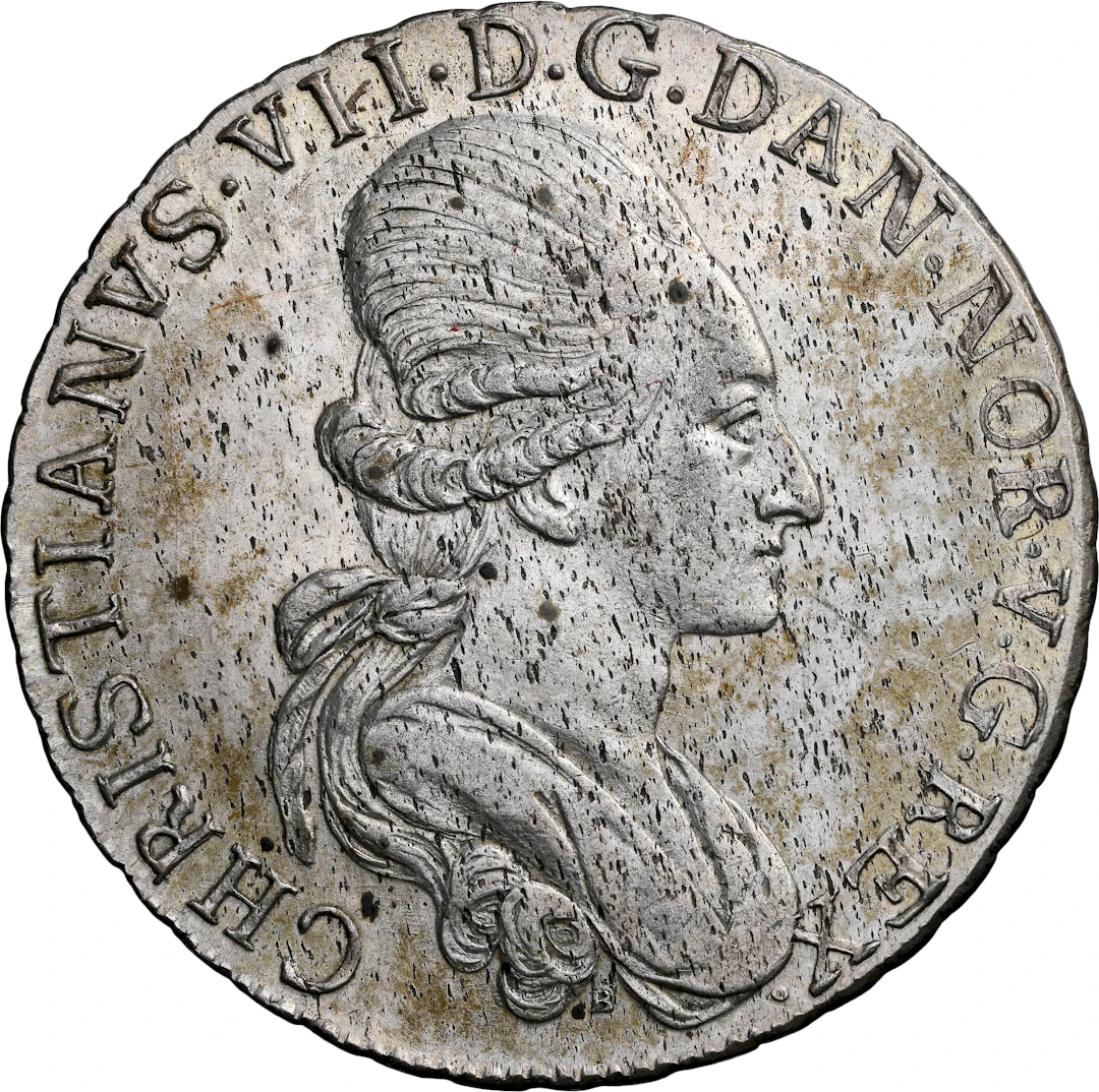 DENMARK. 32 Skilling, 1775. Copenhagen Mint. Christian VII. NGC Unc