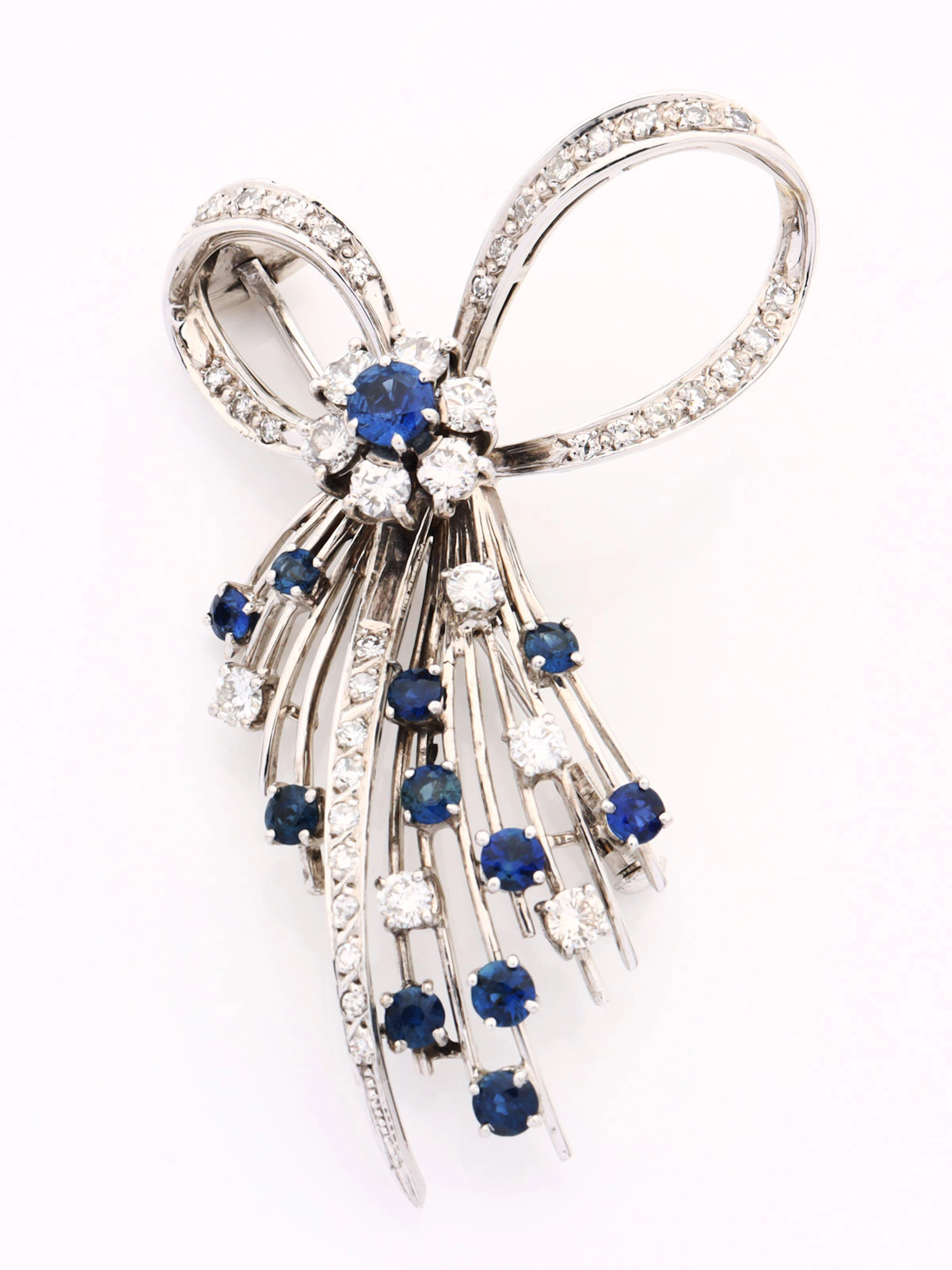 Brillant/Diamant/Saphir - Brosche