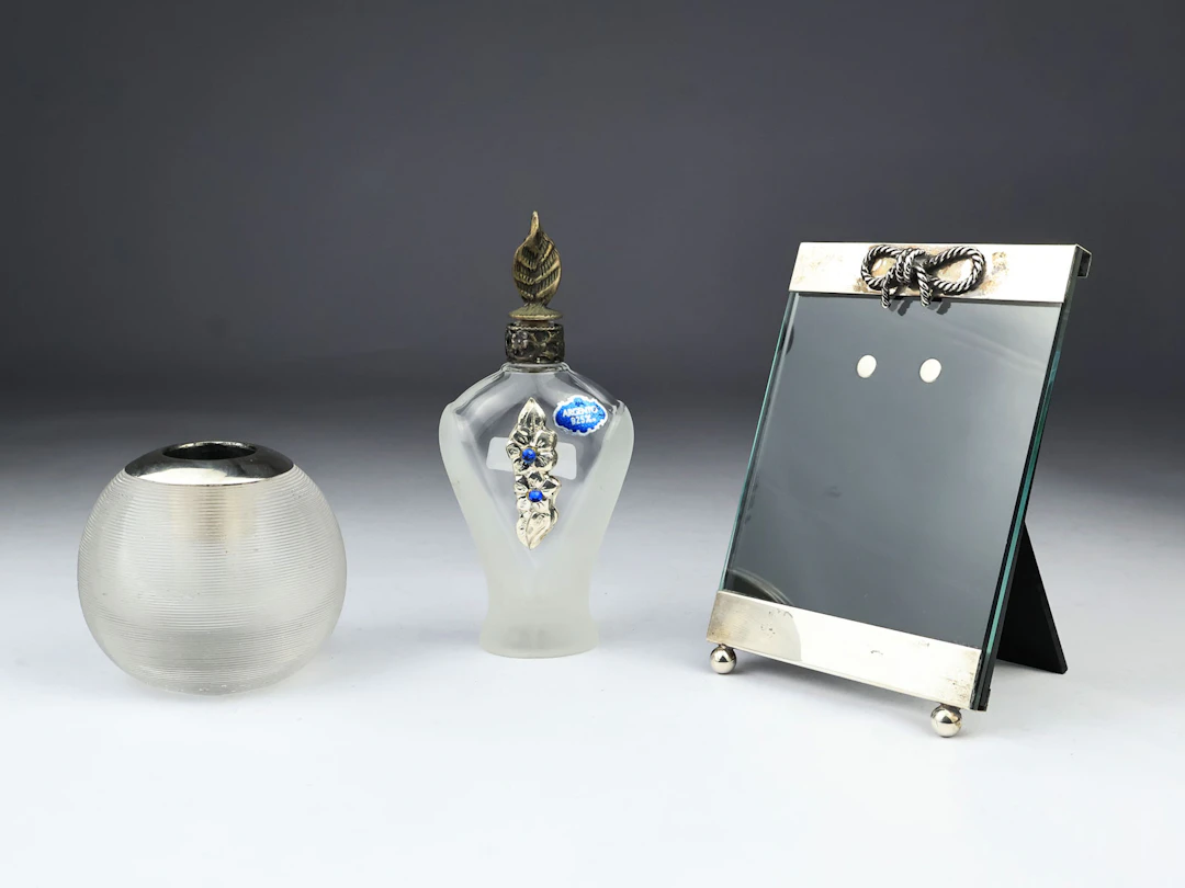 Flakon, Bilderrahmen & Kerzenleuchter