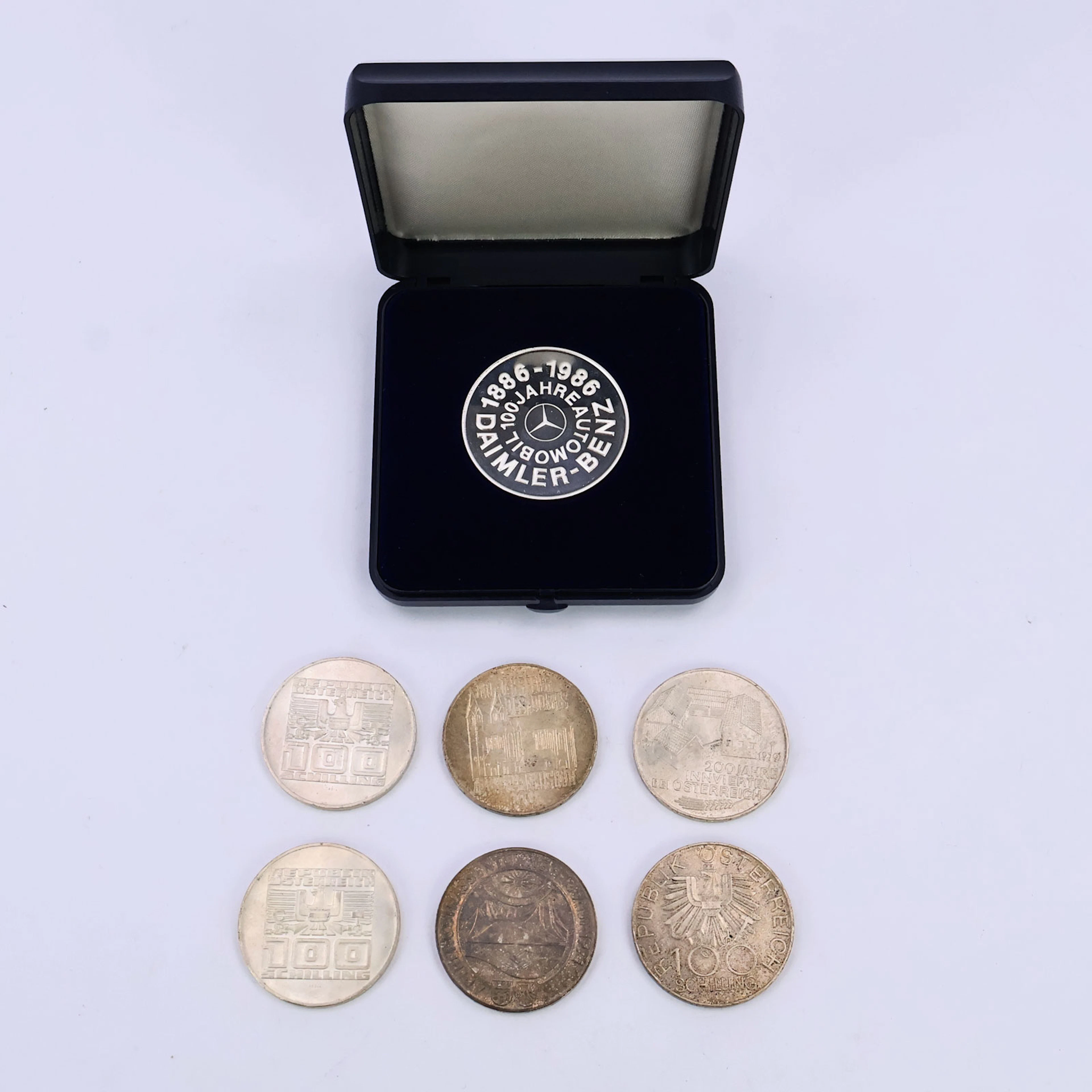 Silbermedaille und Münzen/Österreich