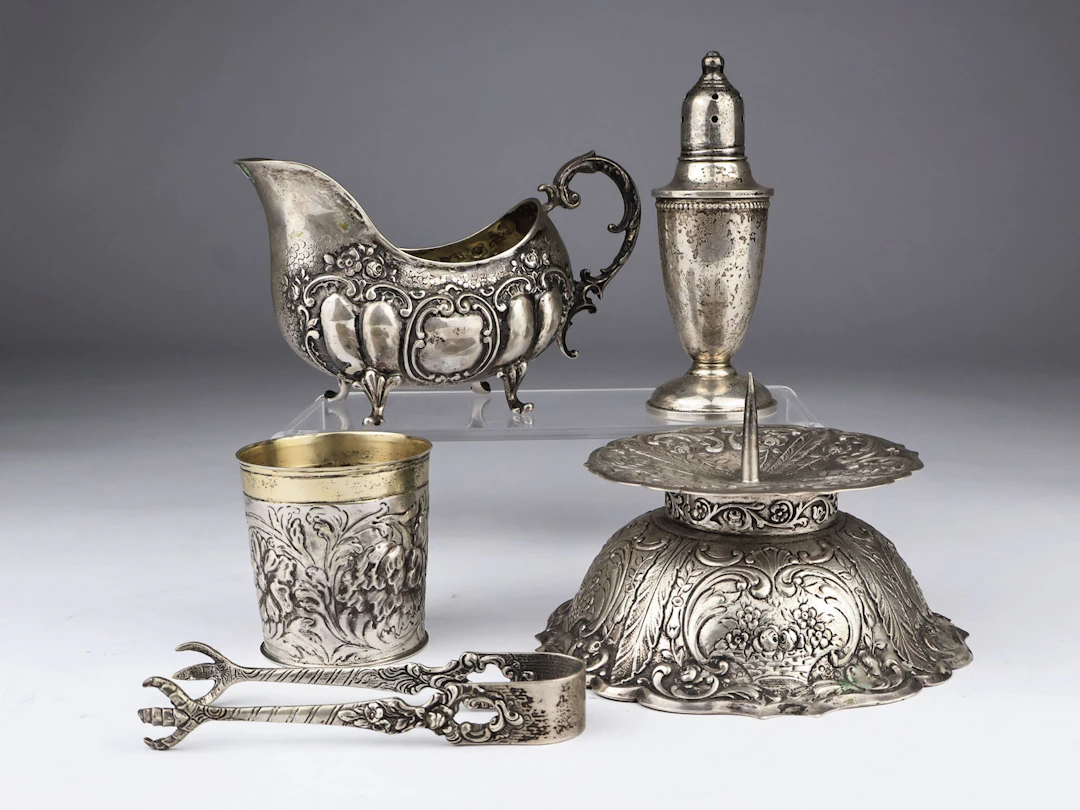 Willy Schmitt, Christoph Widmann u.a. - Sauciere, Kerzenständer, Becher u.a.
