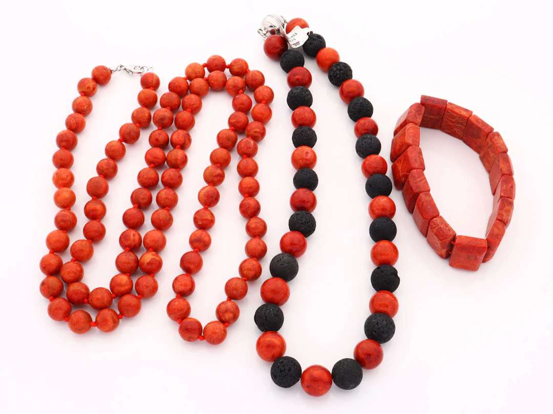 Damenschmuck - Koralle