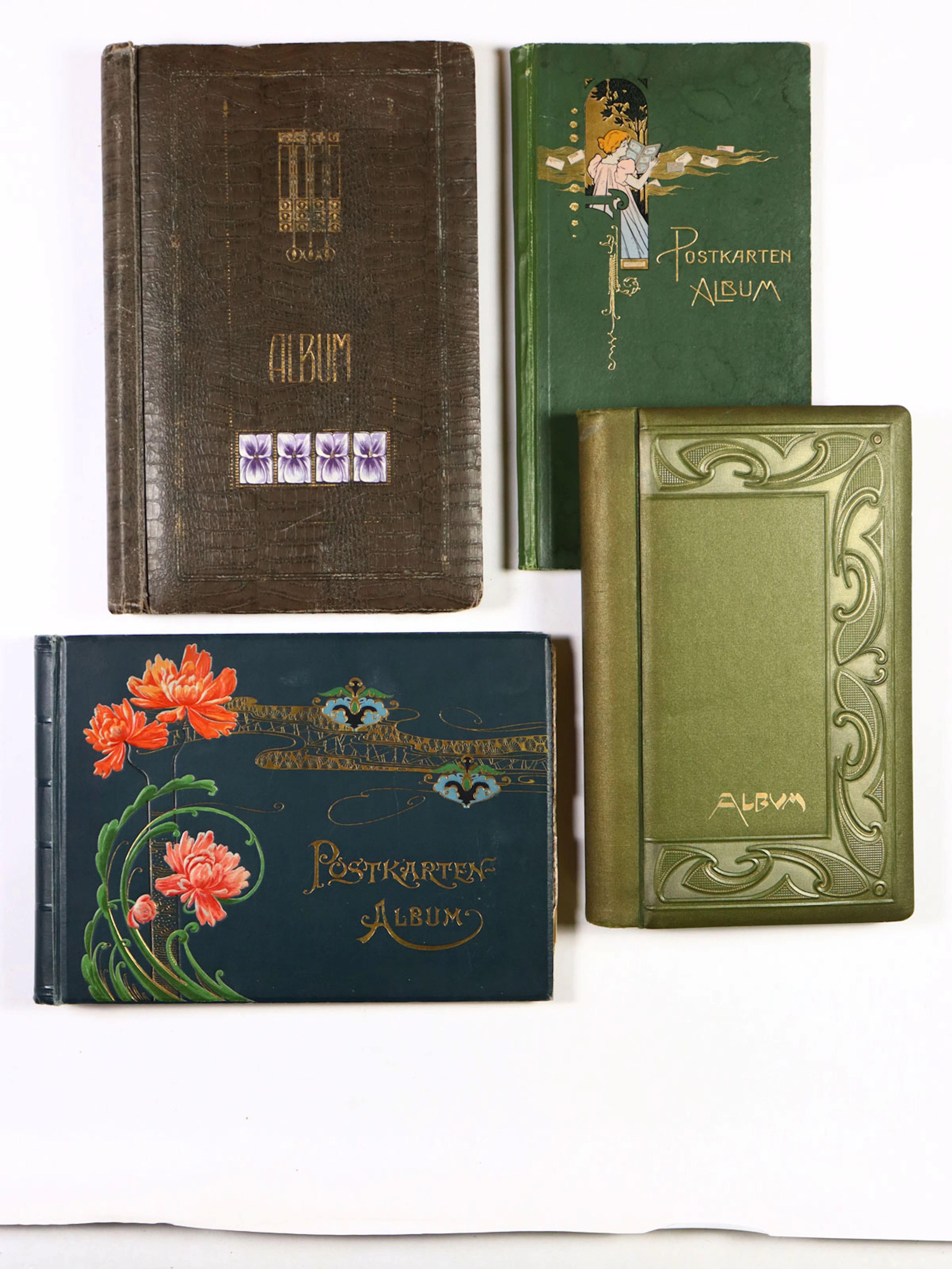Konvolut Postkartenalben
