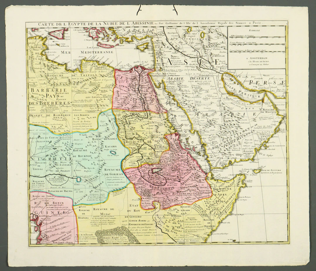 Kupferstichkarte - Ägypten