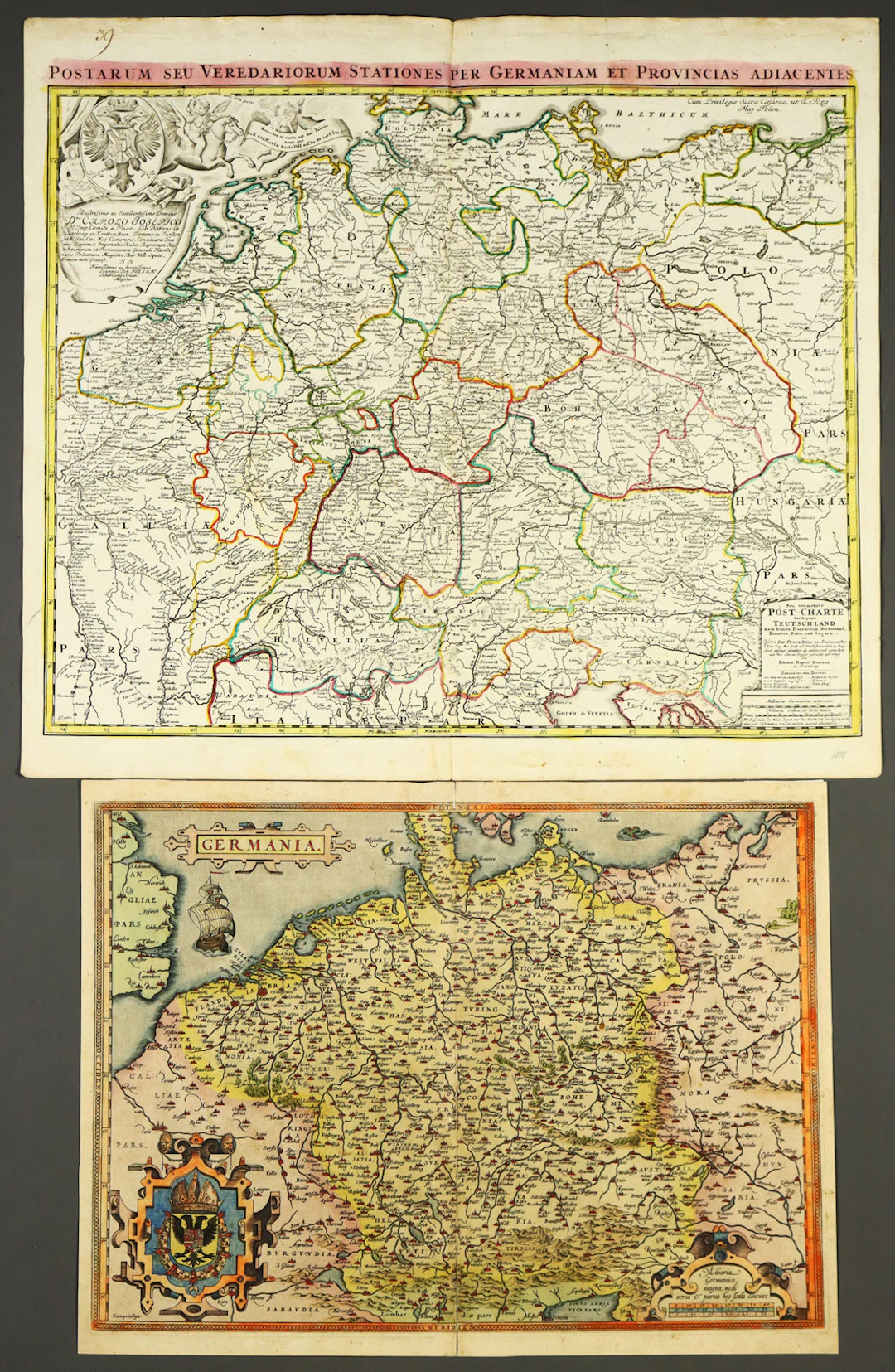 Kupferstichkarten - Deutschland