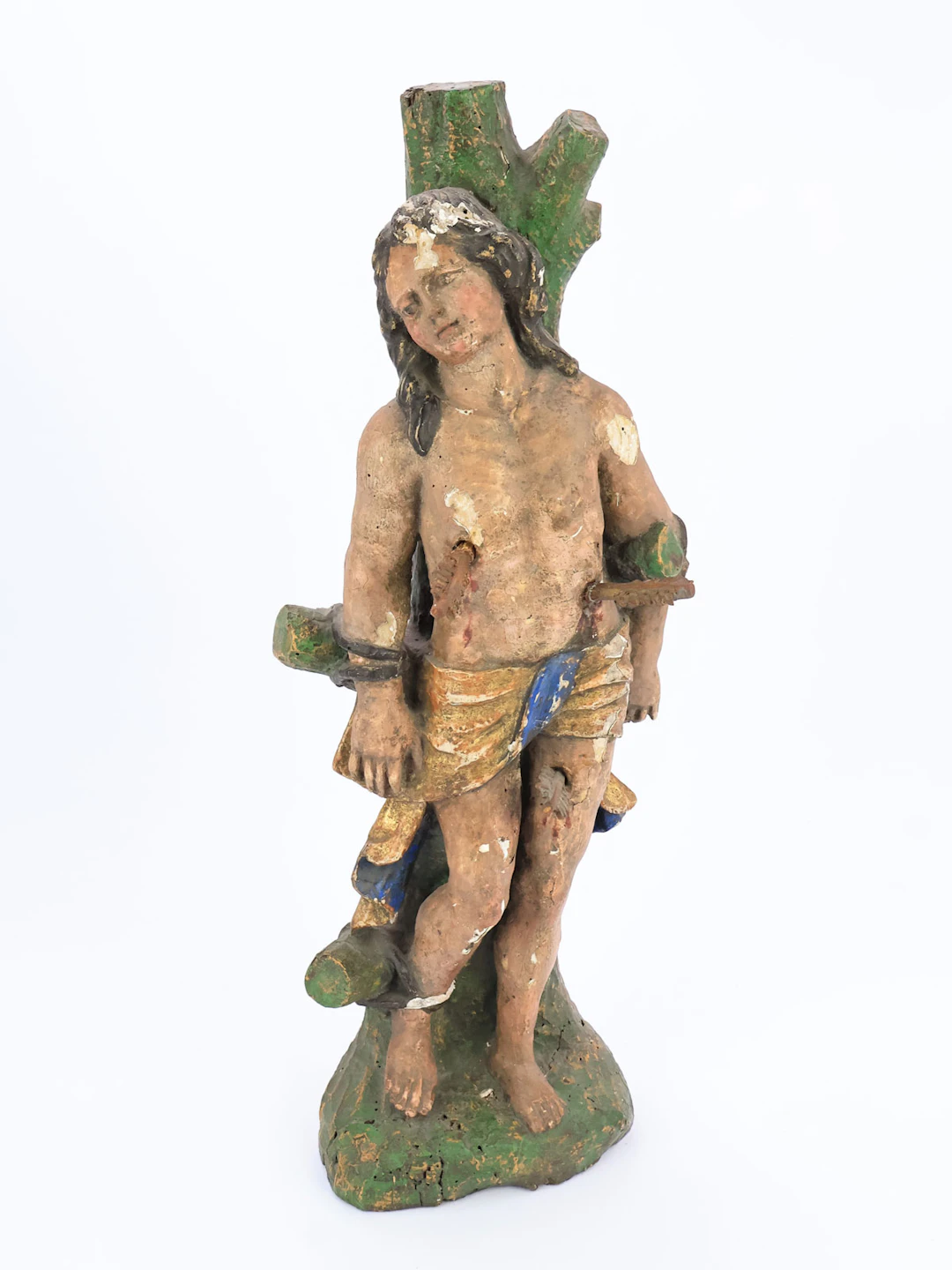 Holzskulptur - Heiliger Sebastian