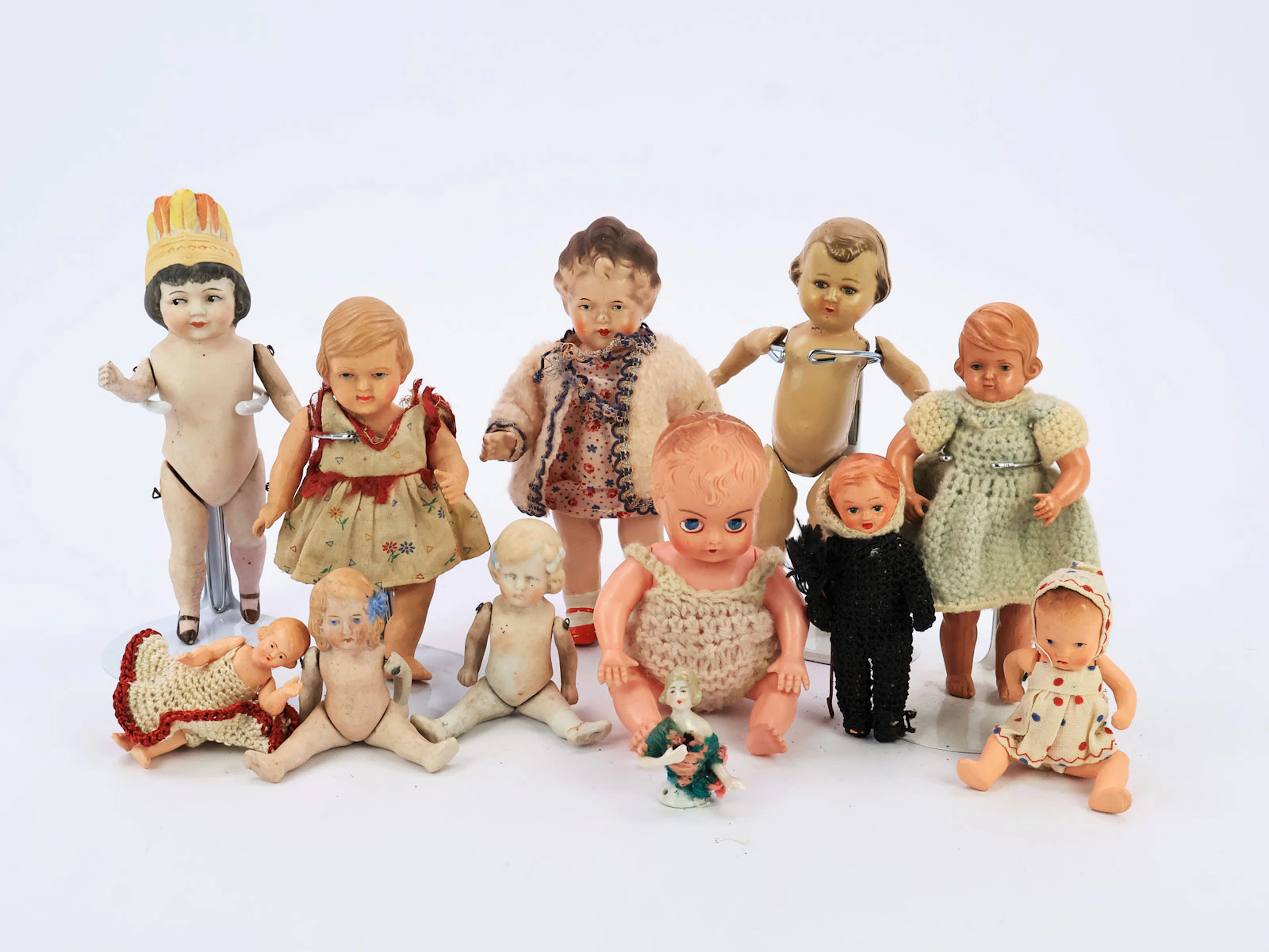 Konvolut - Puppenstubenpüppchen