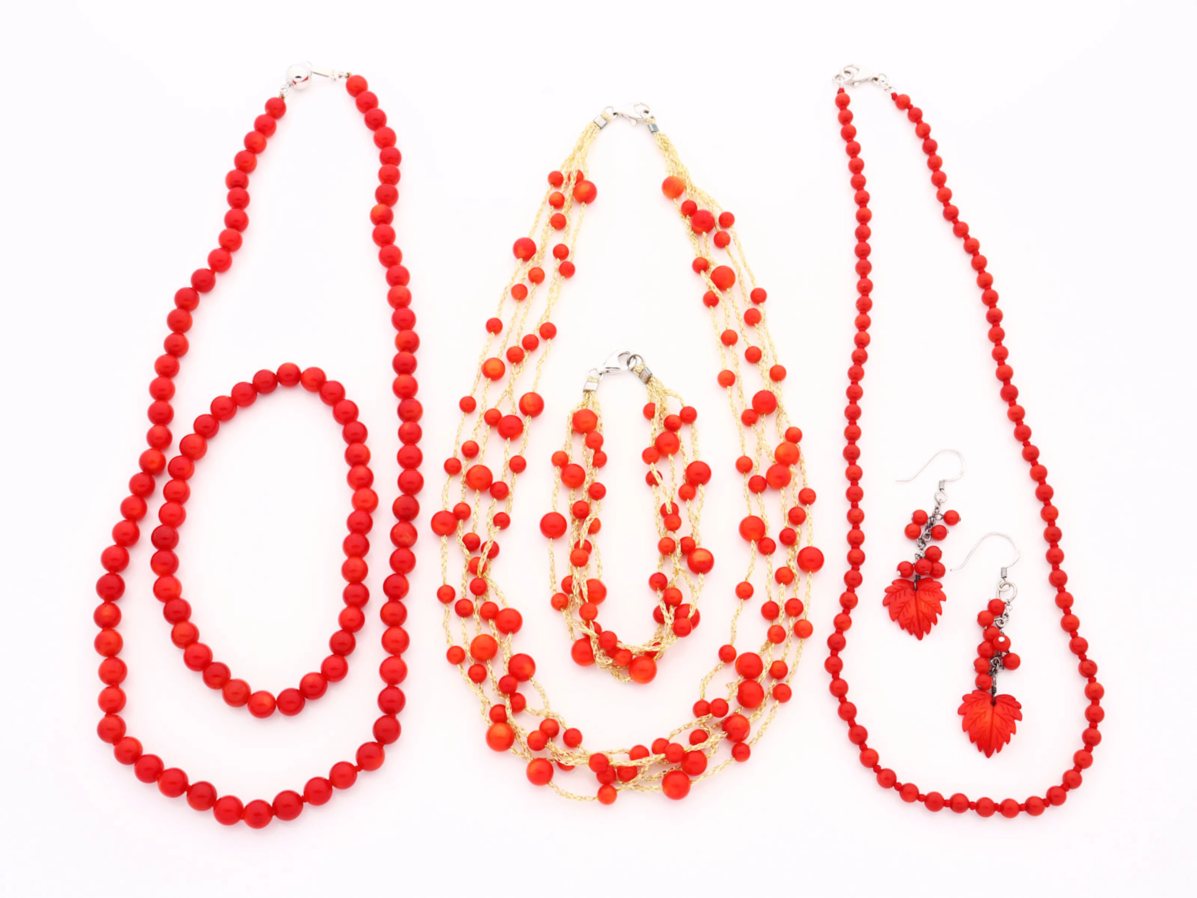 Silberschmuck - Koralle