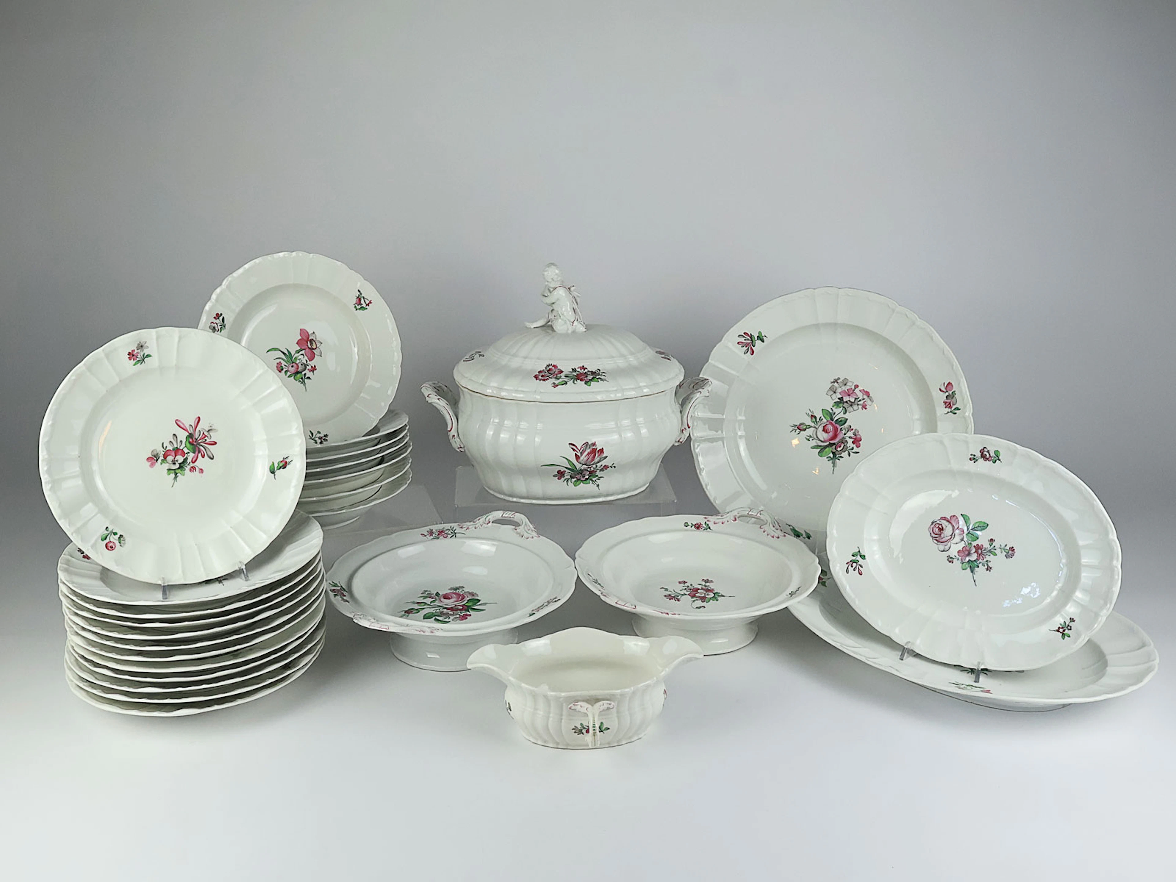 KPM - seltenes Biedermeier-Service
