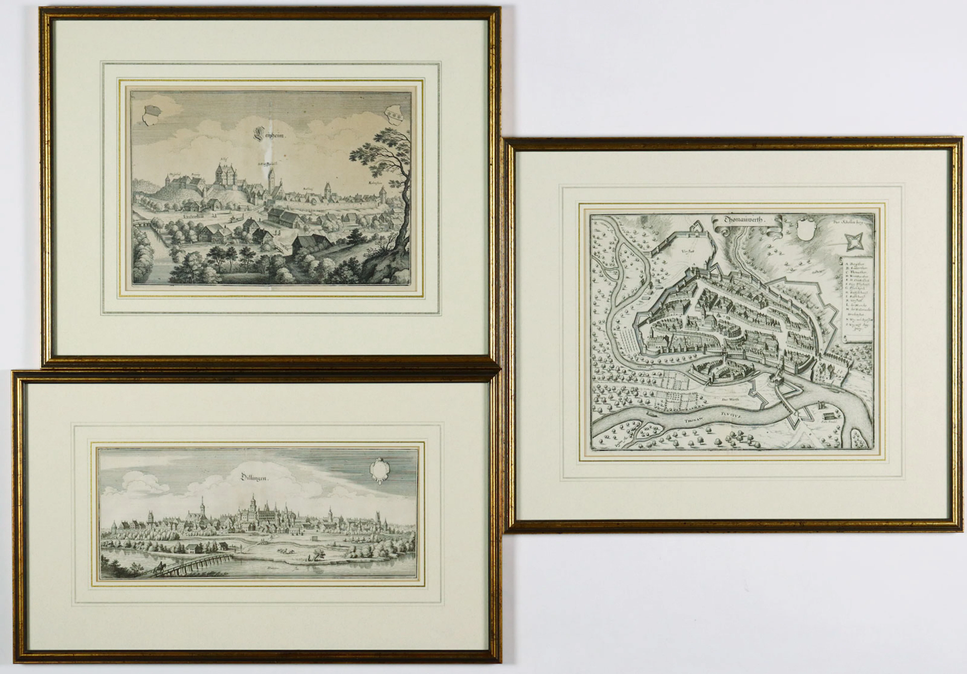 Merian, Matthäus - Donauwörth , Dillingen, Leipheim