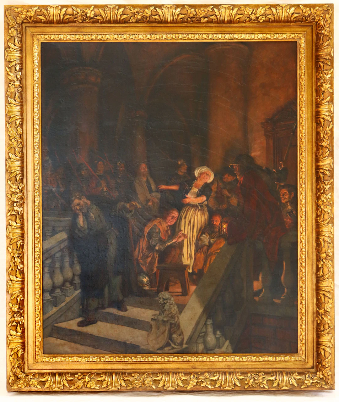 Bilderrahmen, monumental - Jugendstil - mit Druck nach von Gebhardt