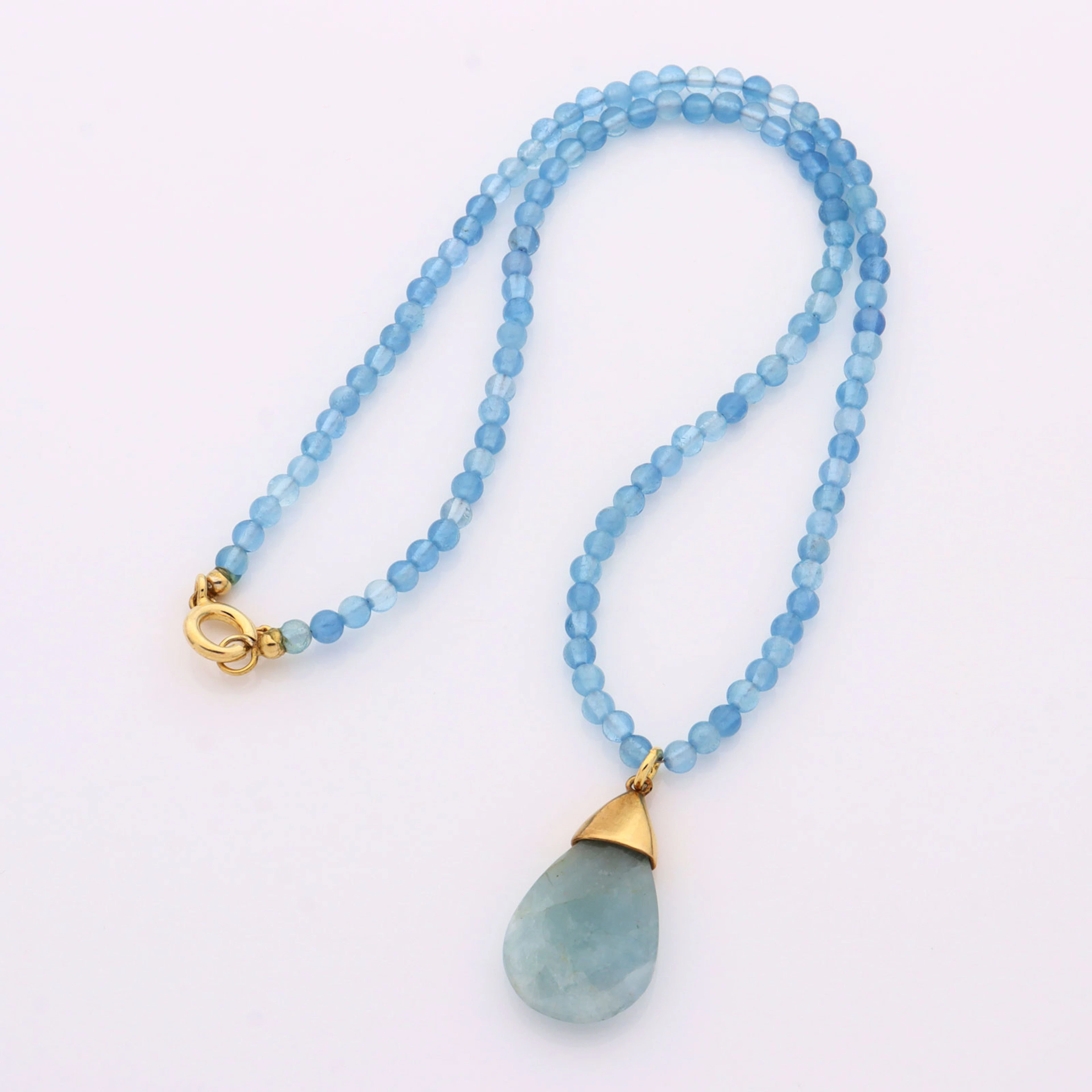 Collier - Aquamarin