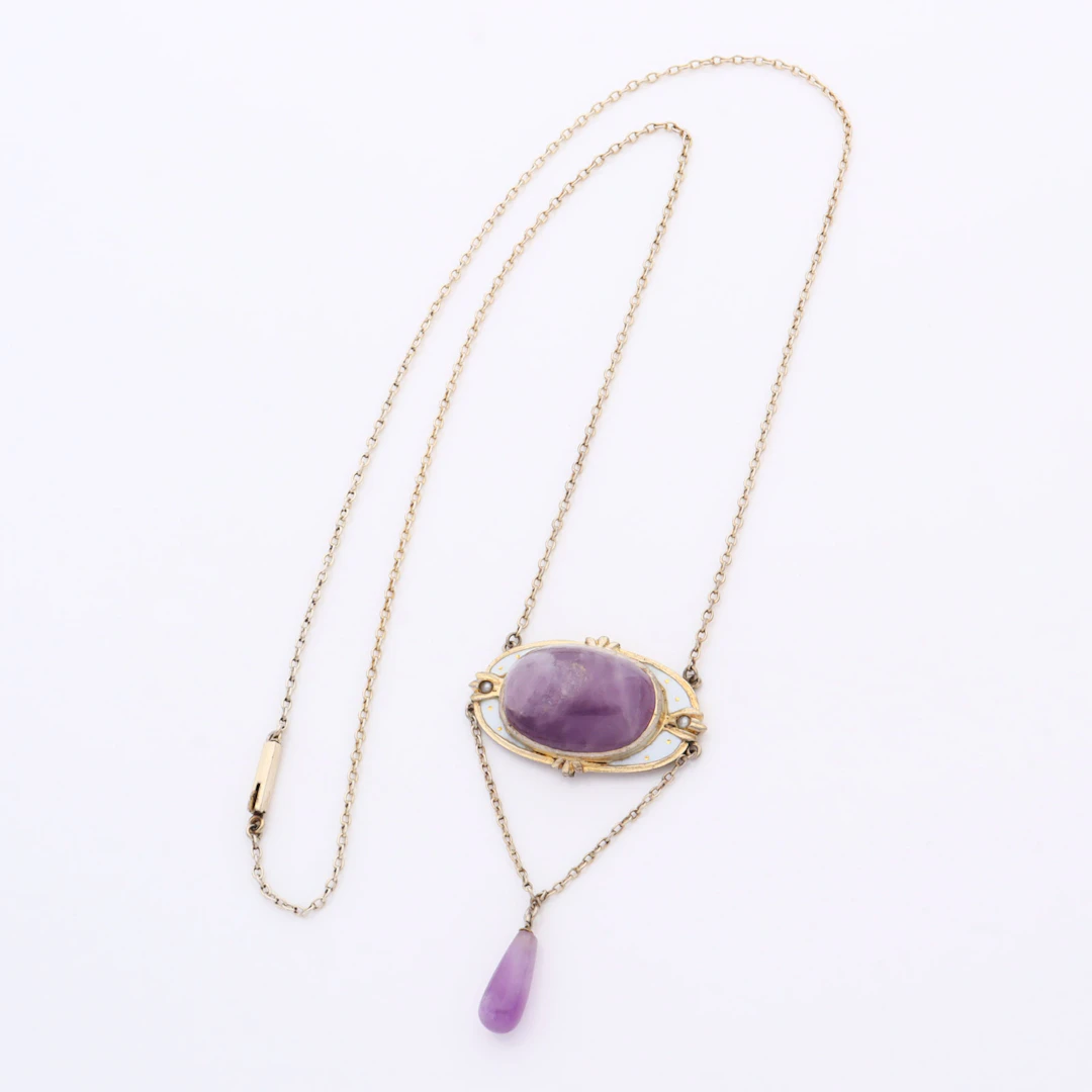 Collier - Amethyst/Email